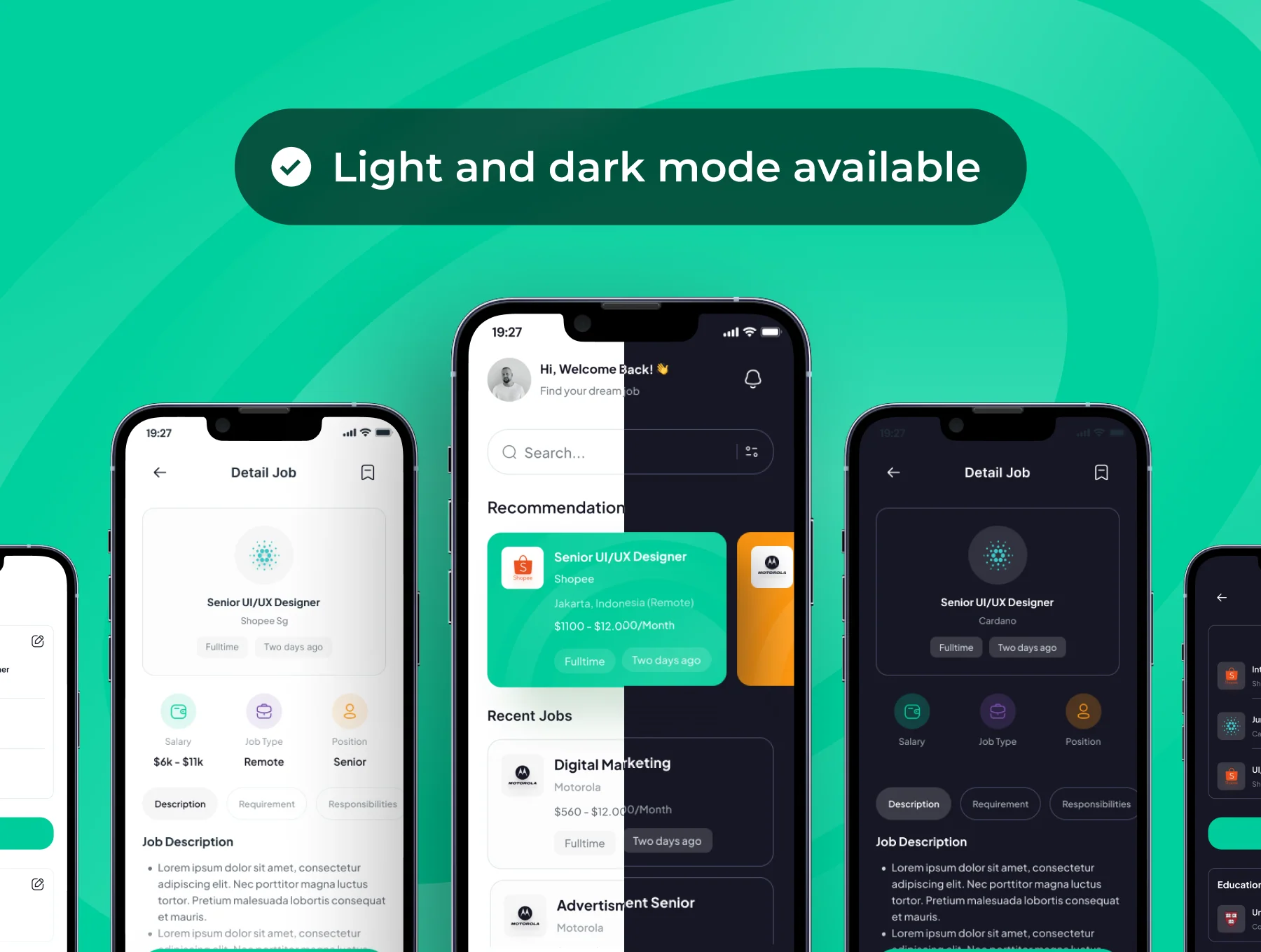 HireMe - Job Finder App UI Kit 7