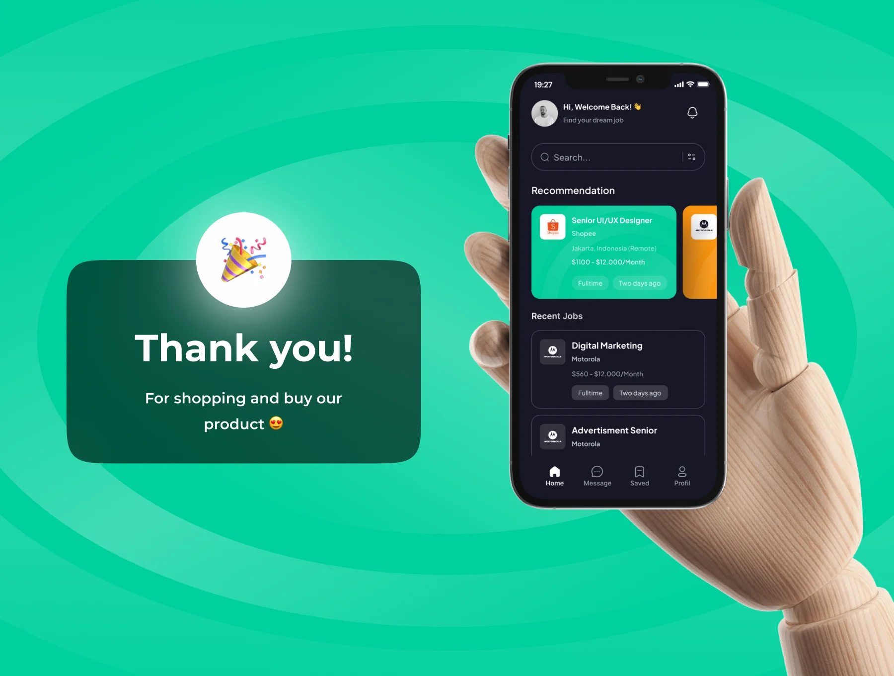 HireMe - Job Finder App UI Kit 8