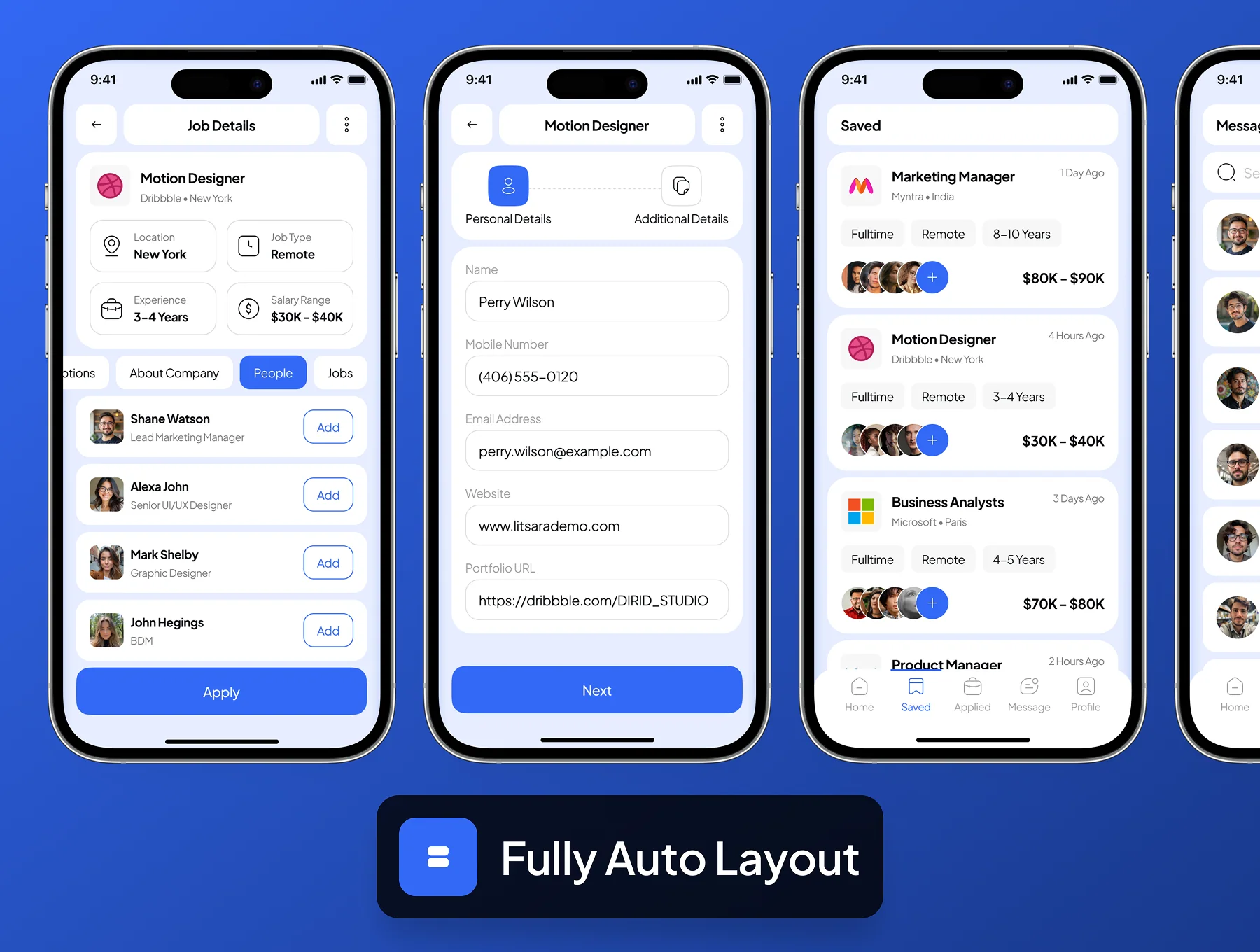 HireNEST - Job Finder App UI Kit 4