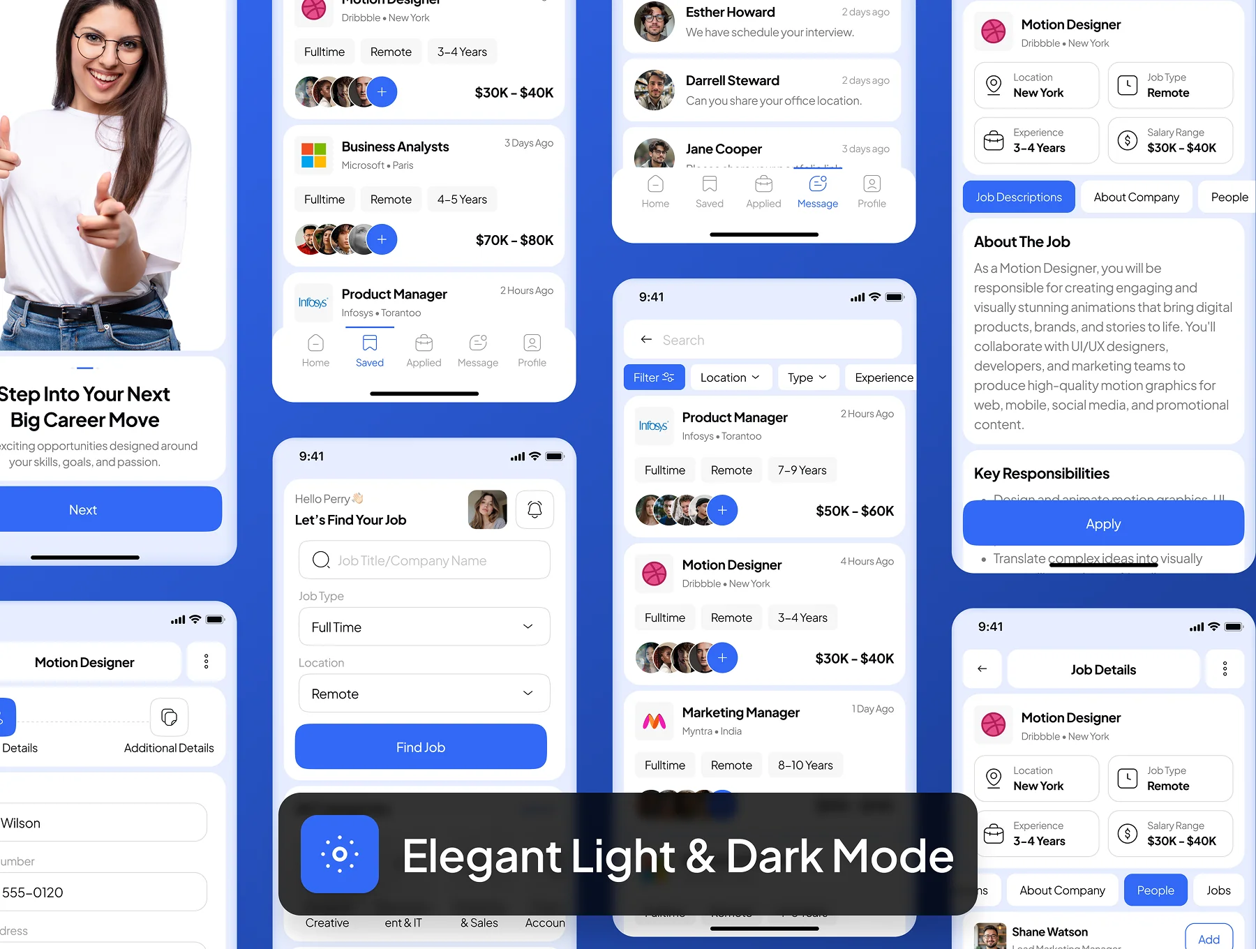 HireNEST - Job Finder App UI Kit 7