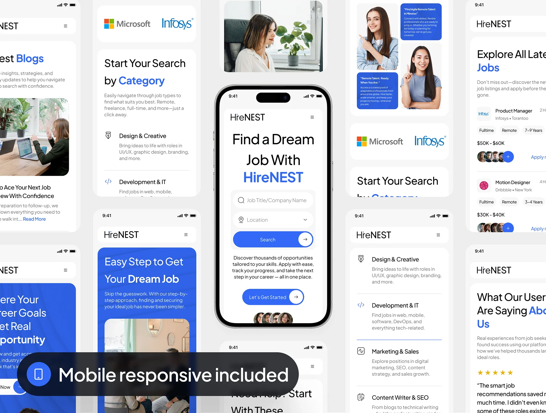 HireNEST - Job Finder Website UI Kit 9