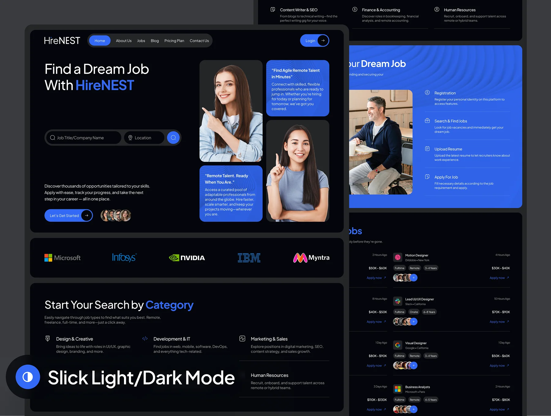 HireNEST - Job Finder Website UI Kit 5