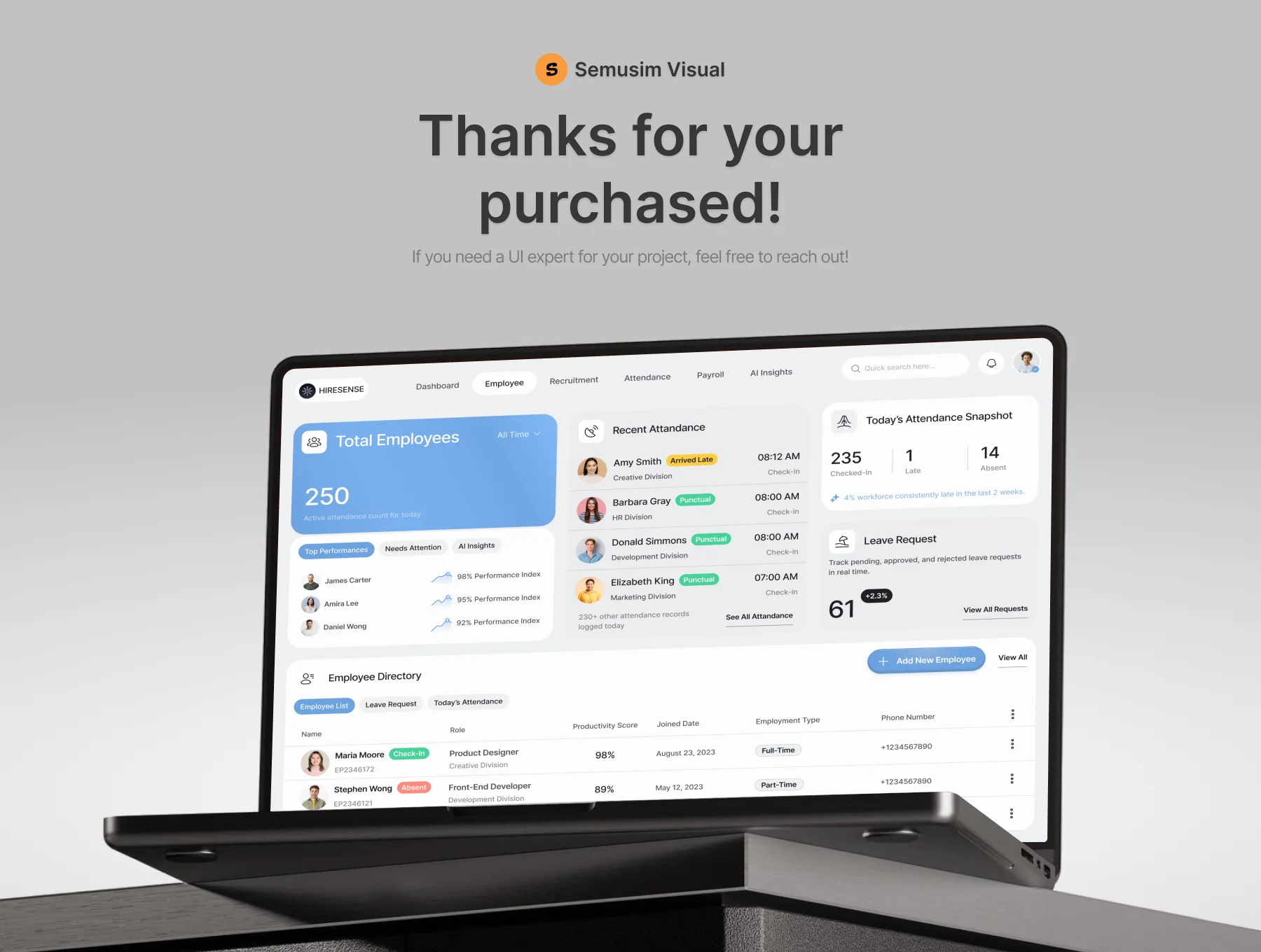 HireSense - AI-Powered HR Dashboard 6