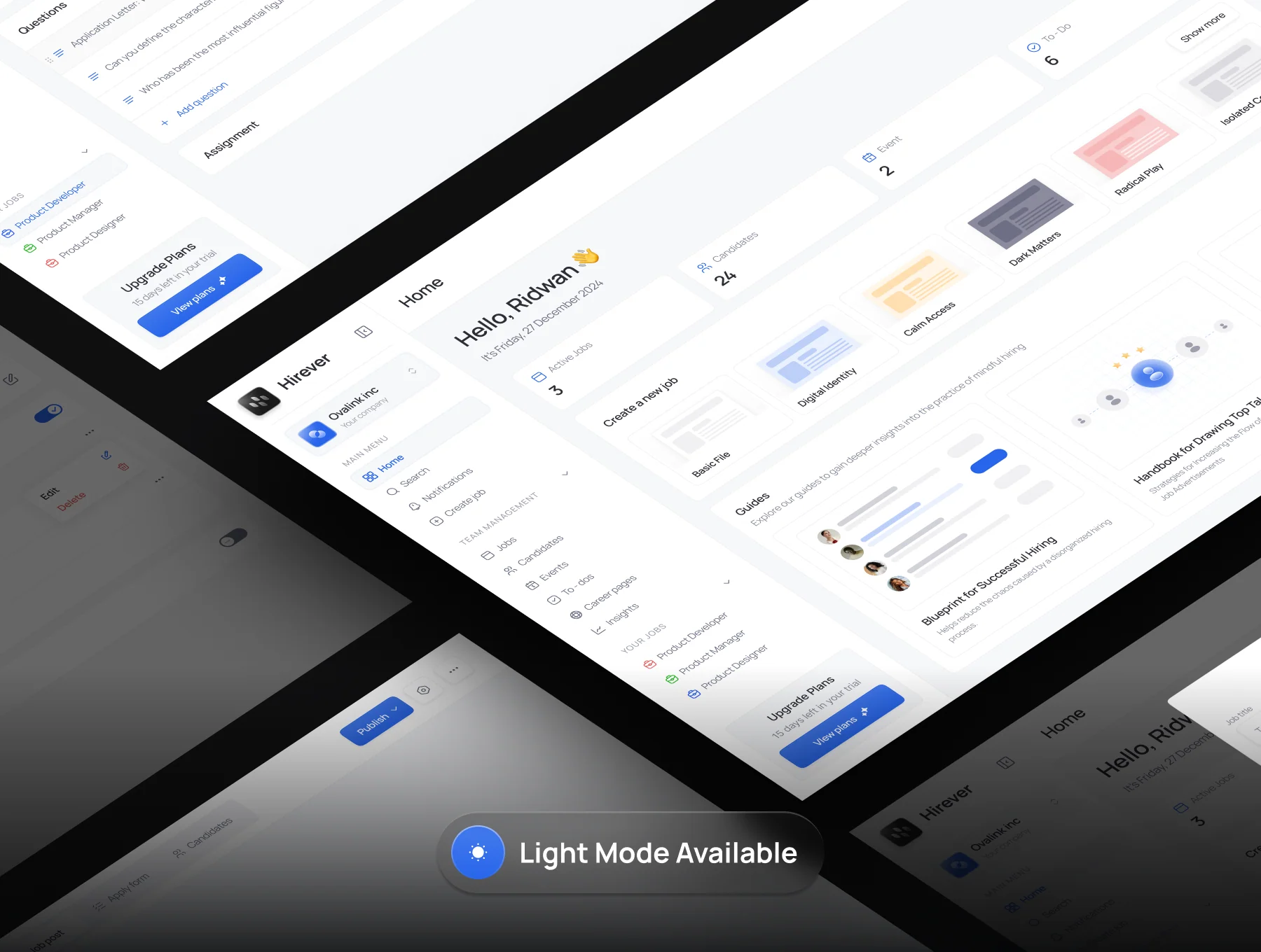 Hirever - HR Management Dashboard UI Kit 5