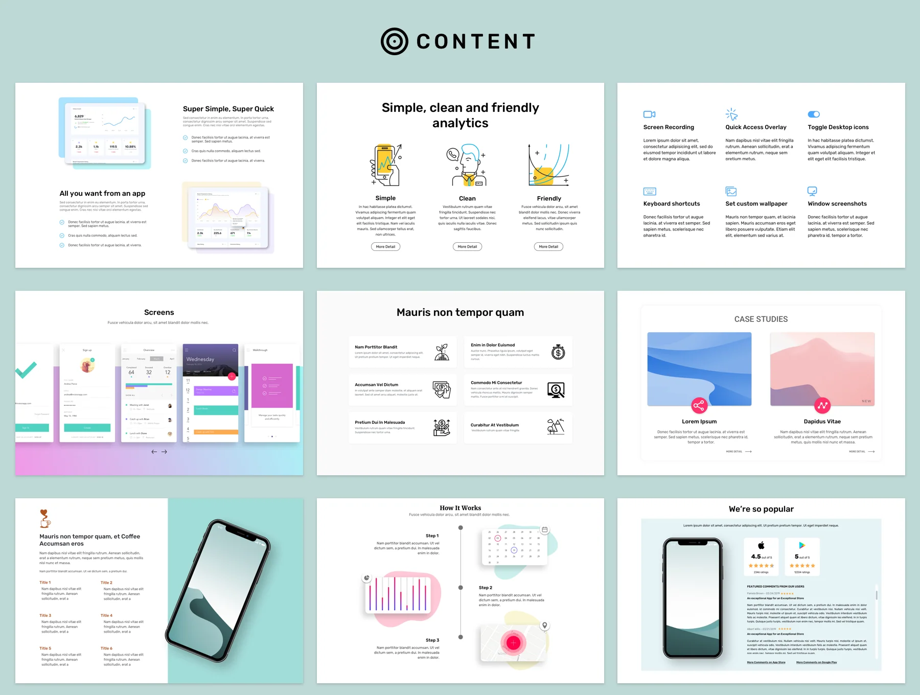 HitApp - Desktop and Mobile APP Landing Page UI Kit 2