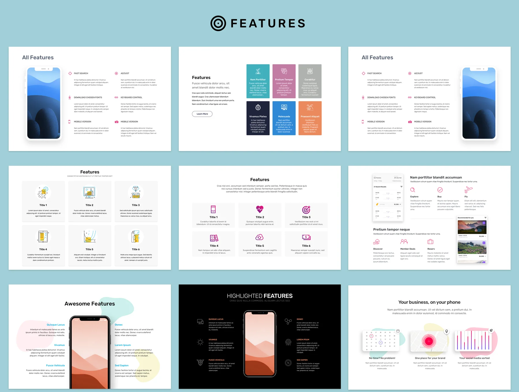 HitApp - Desktop and Mobile APP Landing Page UI Kit 3