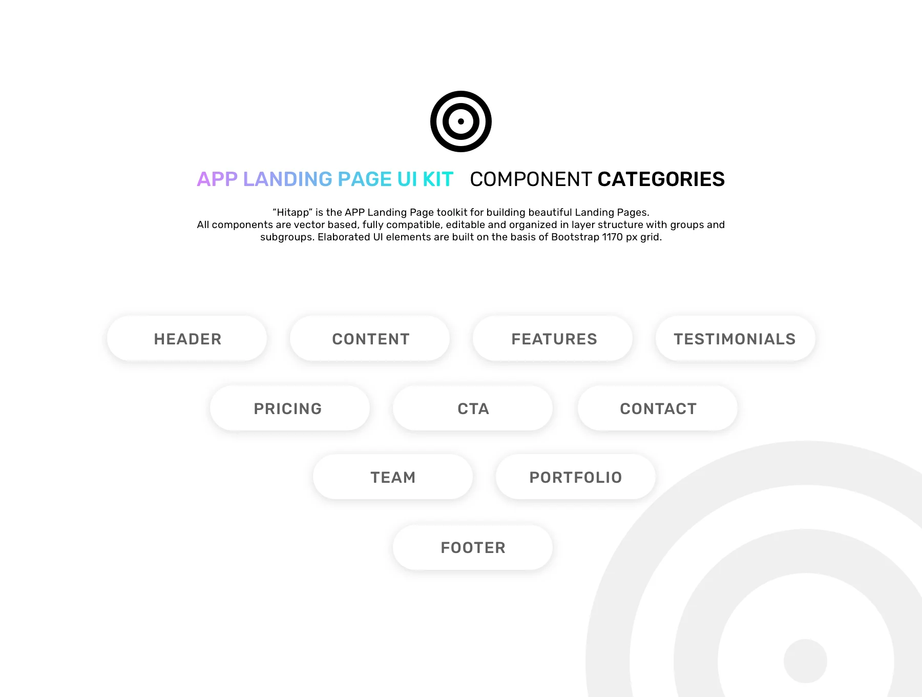 HitApp - Desktop and Mobile APP Landing Page UI Kit 7