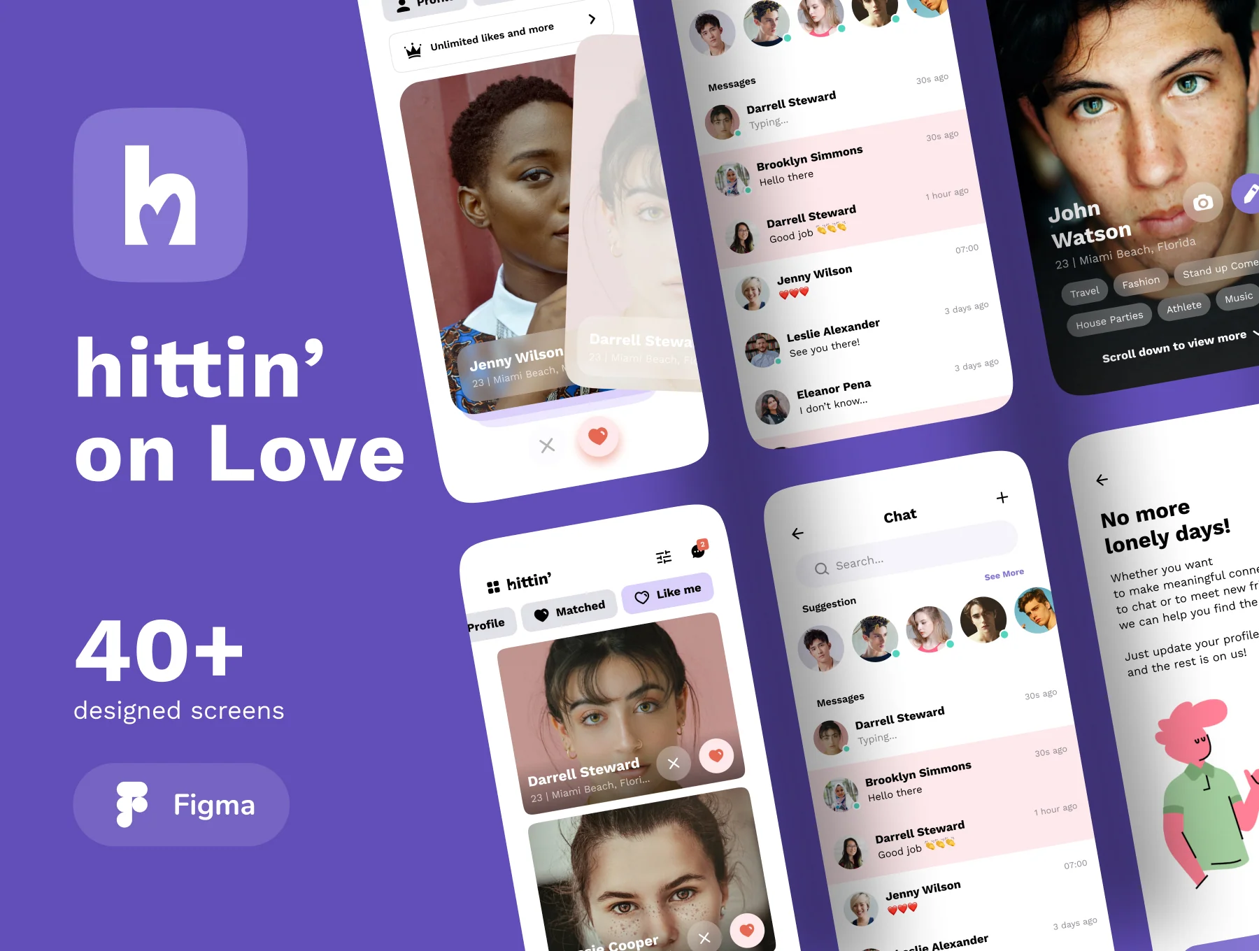 Hittin - Dating Mobile UI Kit