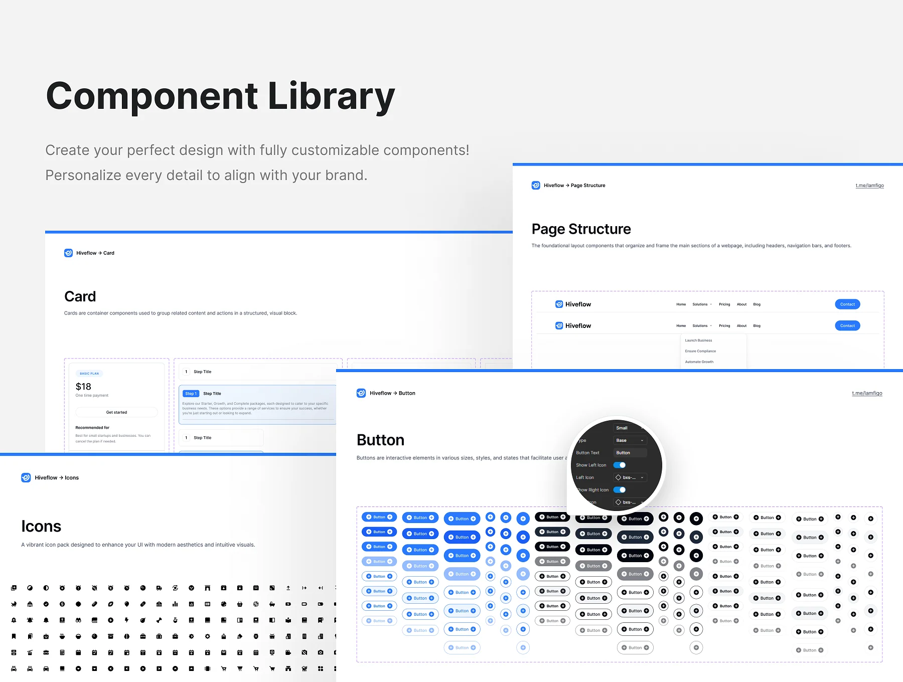 HiveFlow – Modern UI Kit for Startups 4