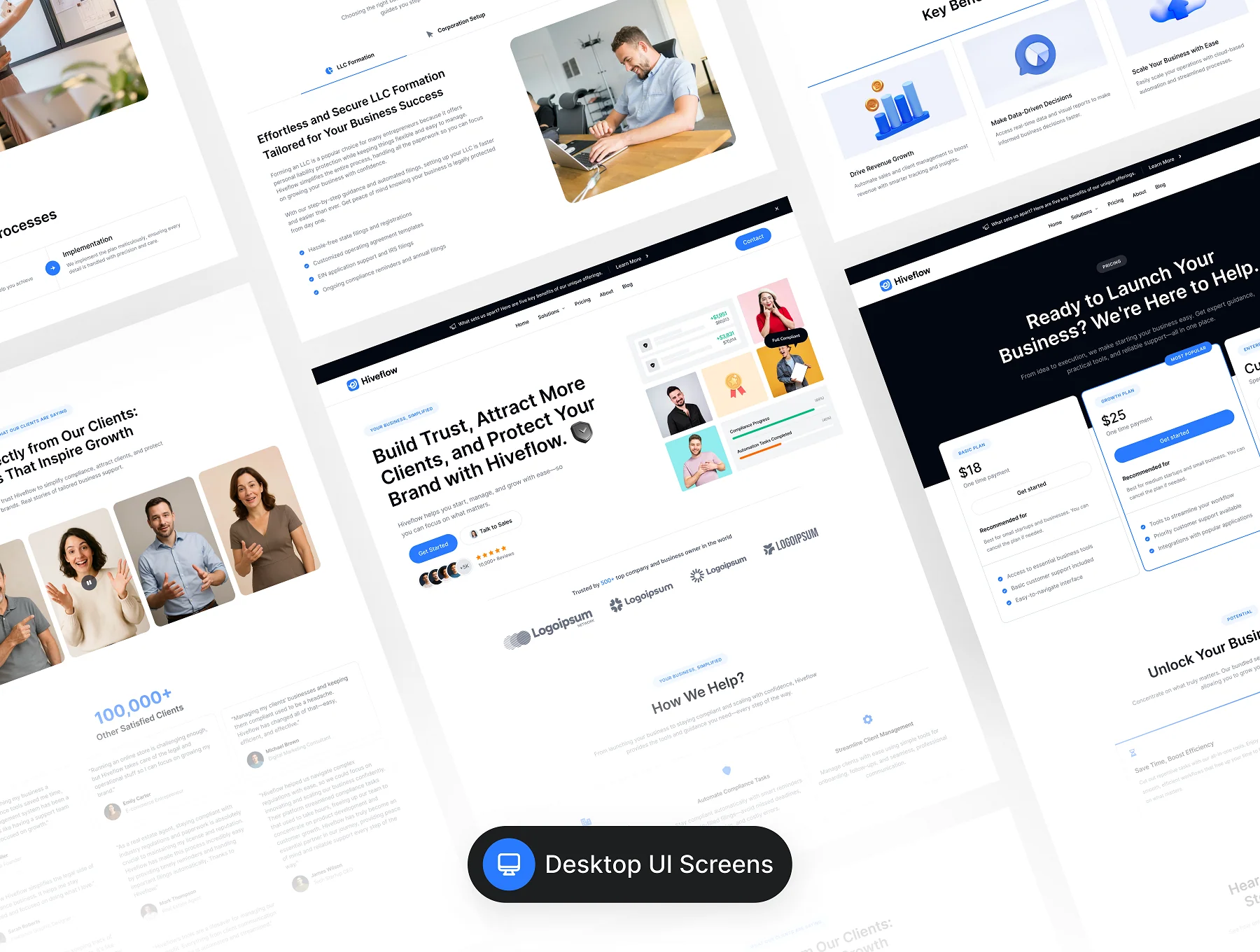 HiveFlow – Modern UI Kit for Startups 5