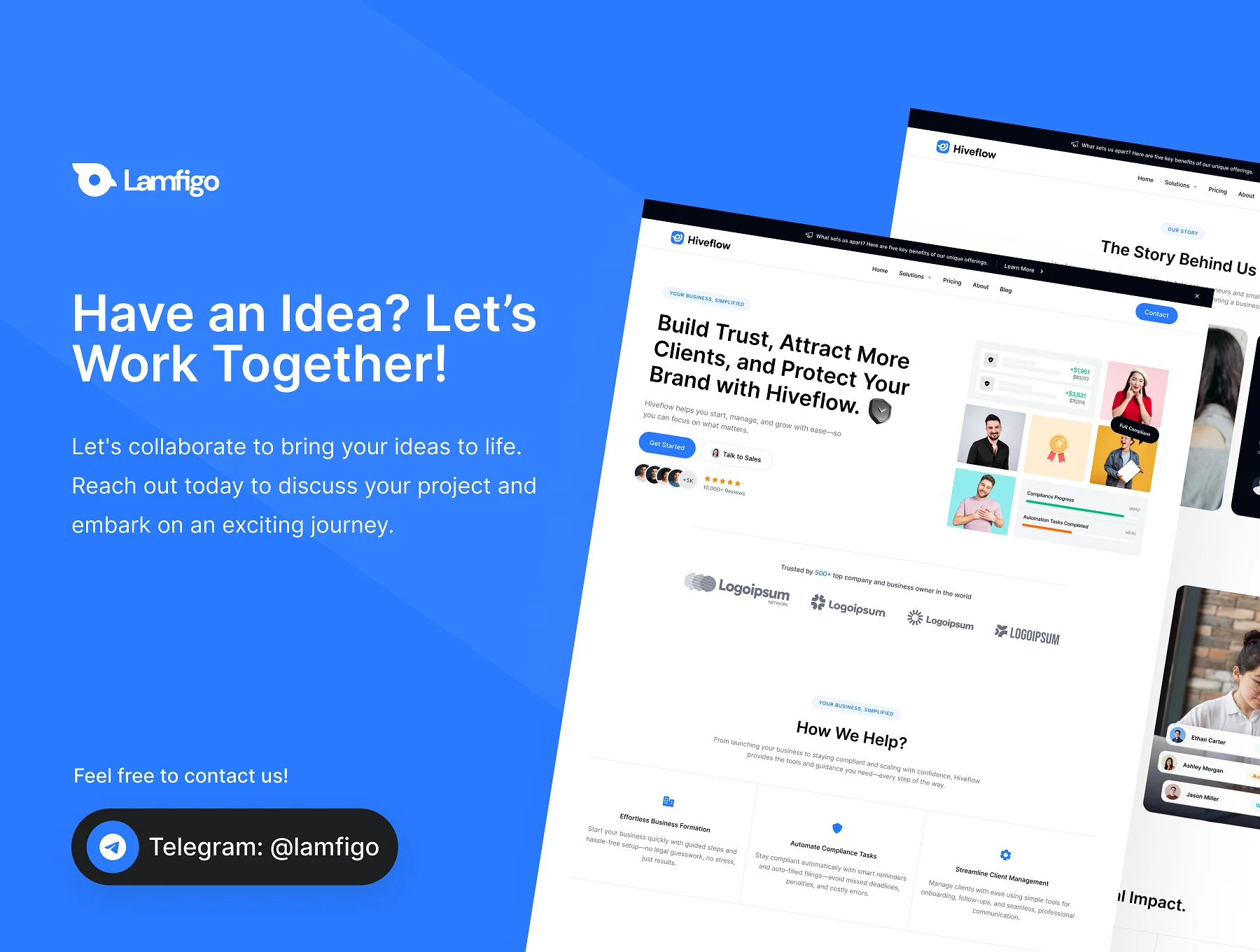 HiveFlow – Modern UI Kit for Startups 8