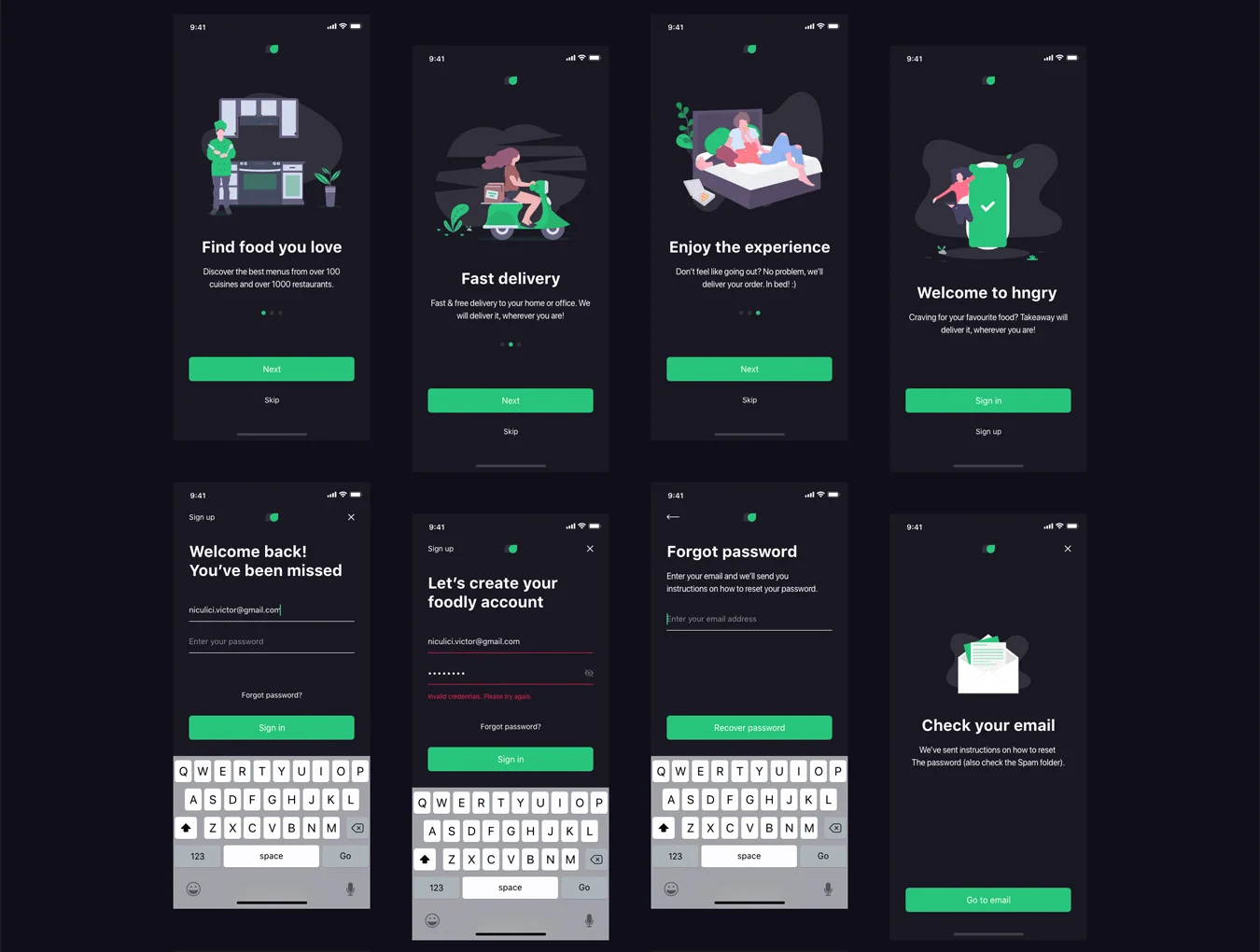Hngry iOS UI Kit 4