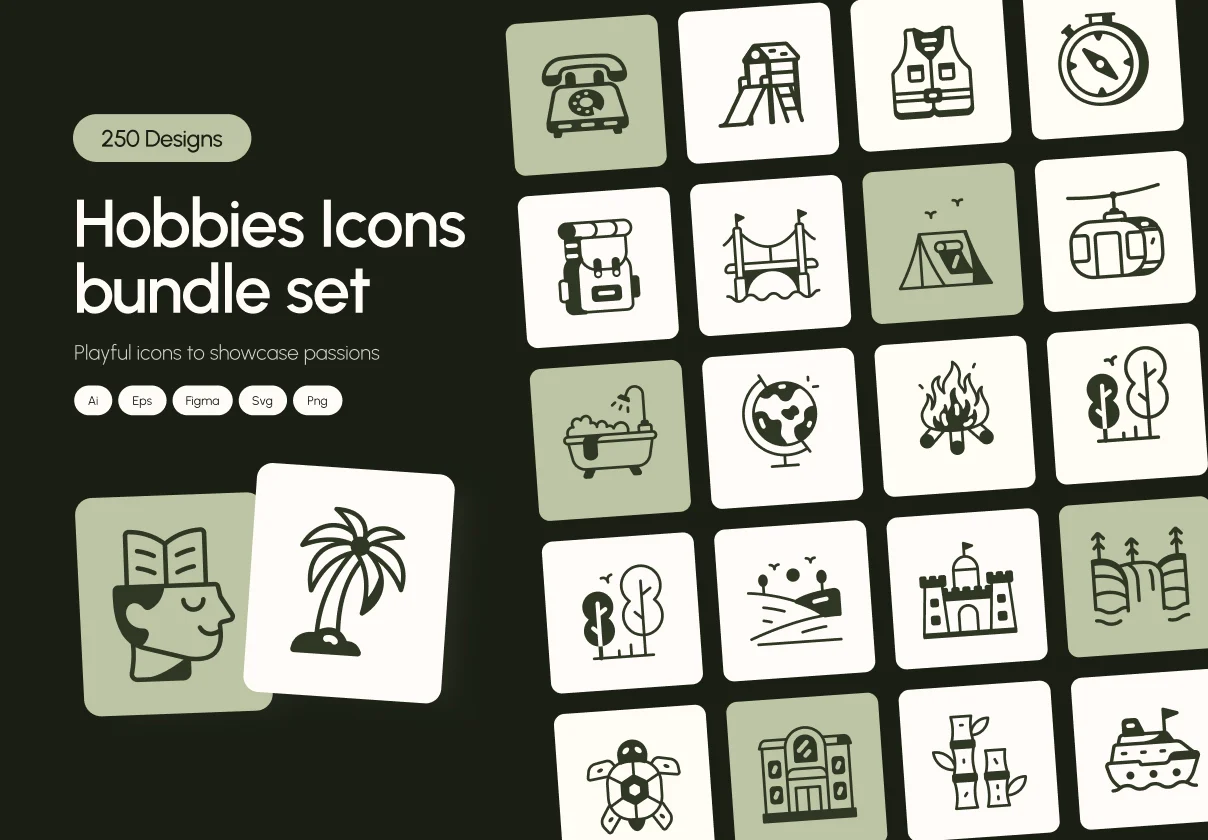 Hobbies Icons