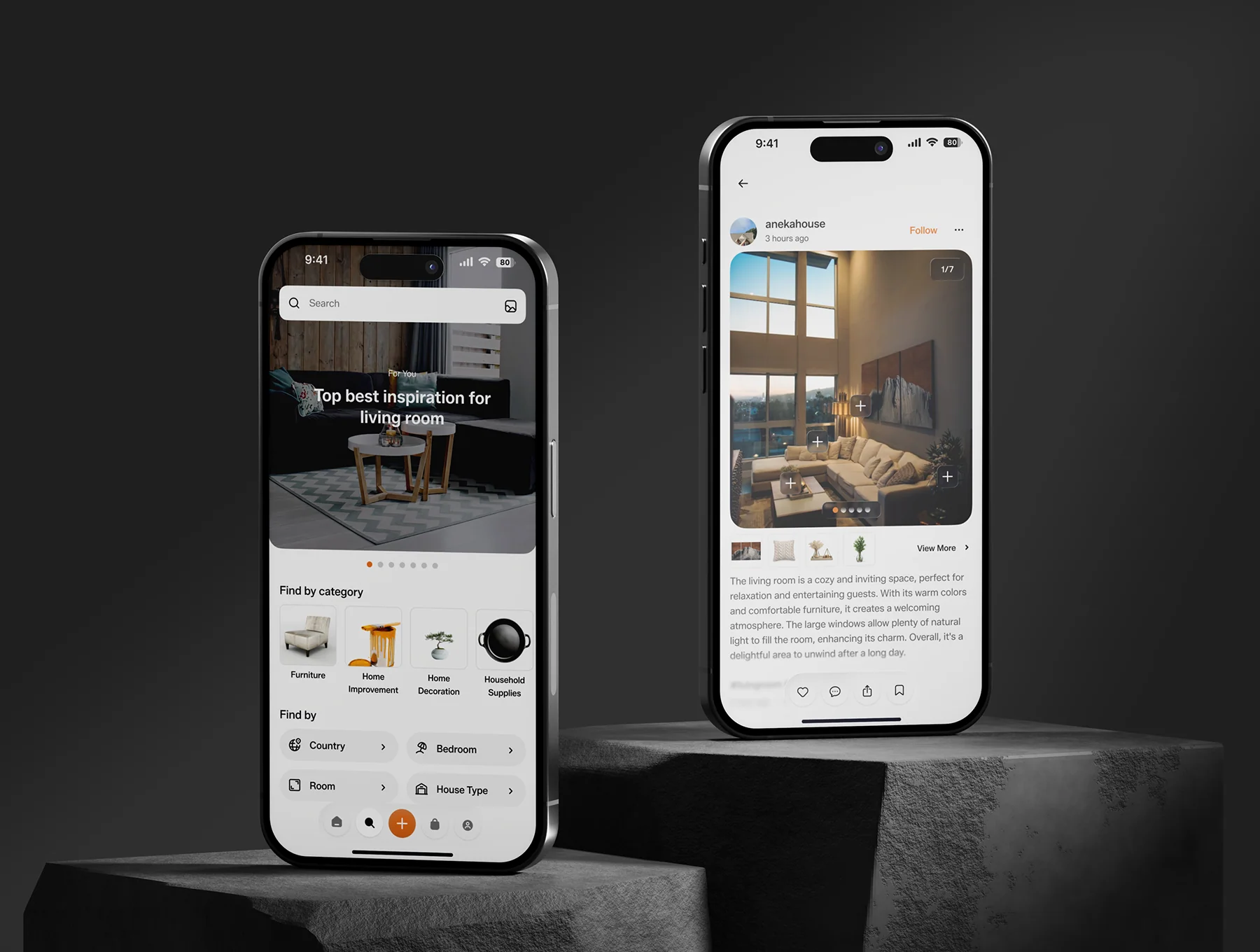 Hohaus - Home Inspiration App UI Kit 7