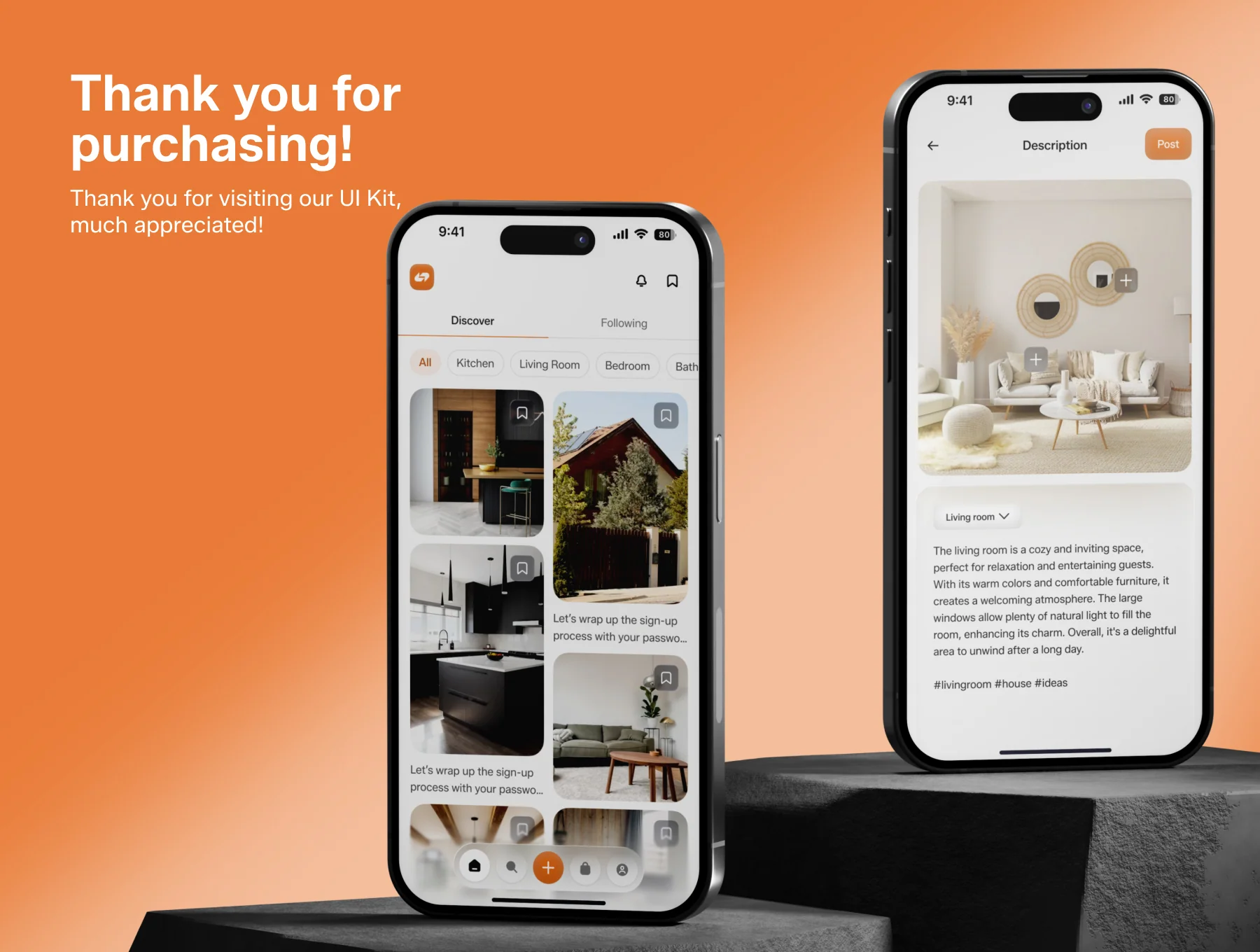 Hohaus - Home Inspiration App UI Kit 8