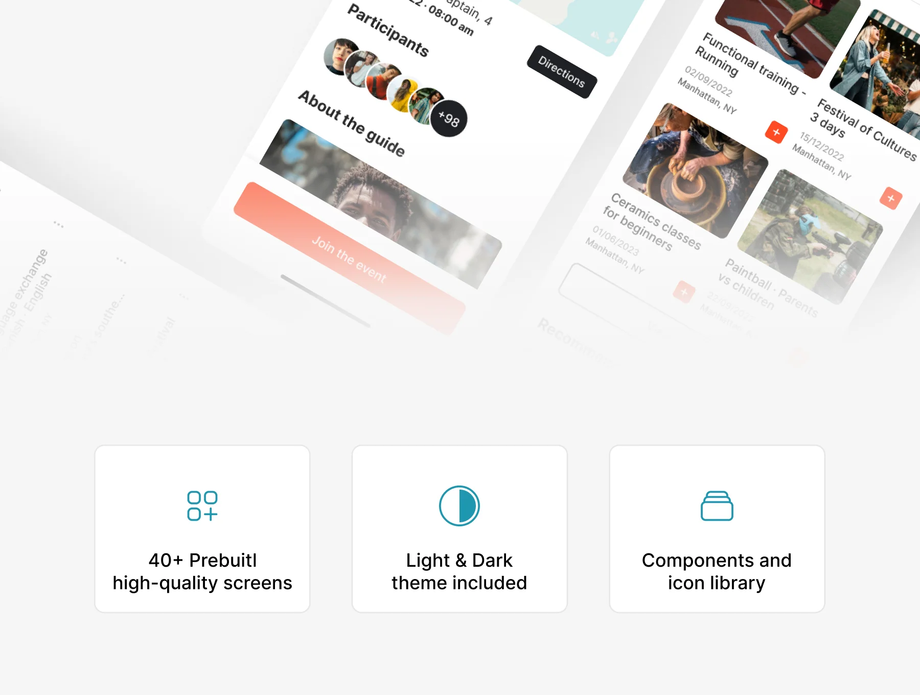 Holi · Booking App UI Kit 3