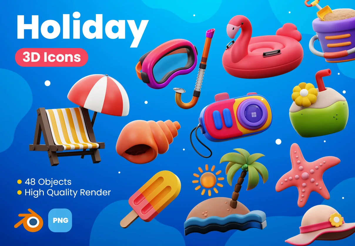 Holiday 3D Icons