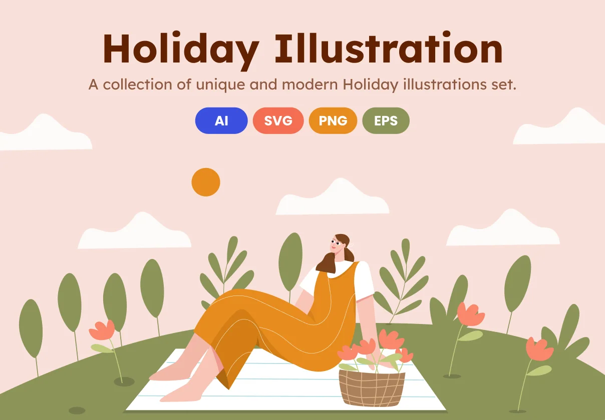 Holiday Illustration Set