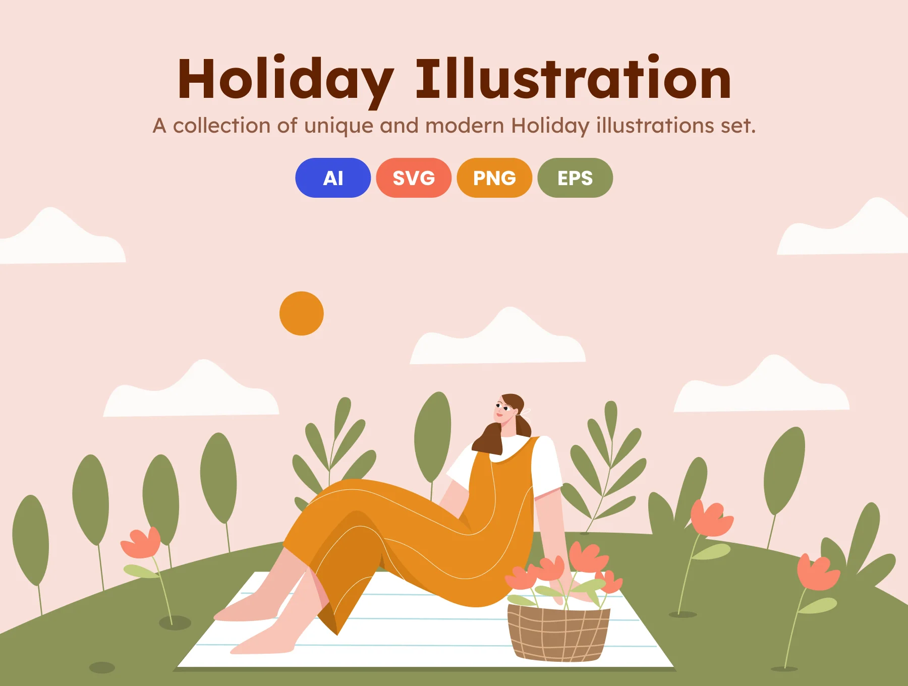 Holiday Illustration Set
