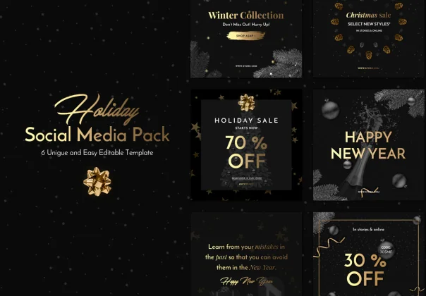 Holiday Social Media Pack