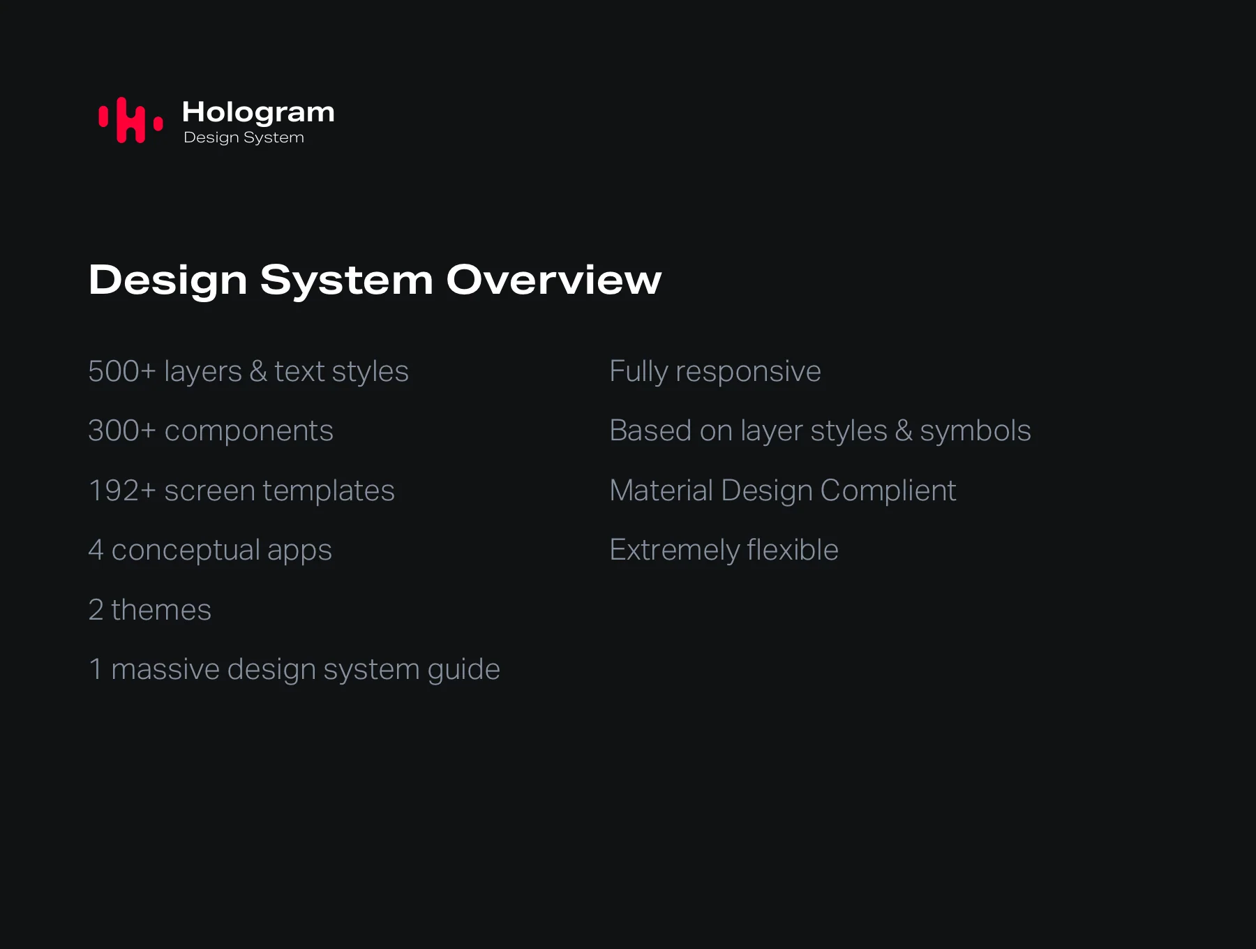 Hologram Design System 8