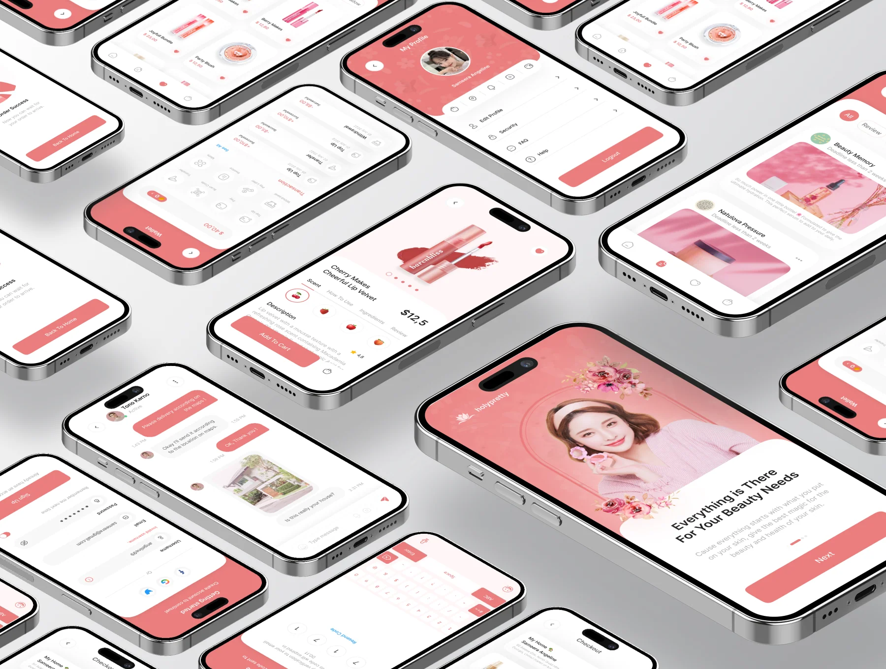 Holypretty - Beauty Product Ui kit Mobile 2