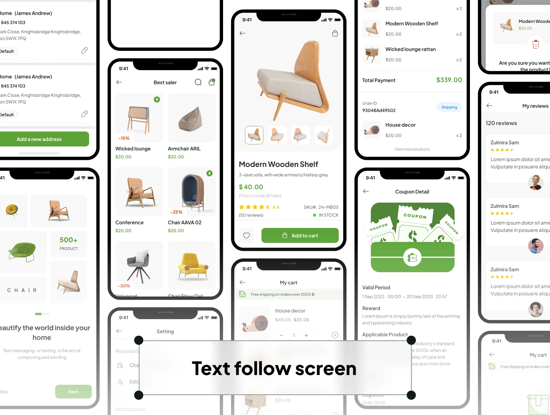 HOMANIA - Funiture Shopping App UI Kit 6