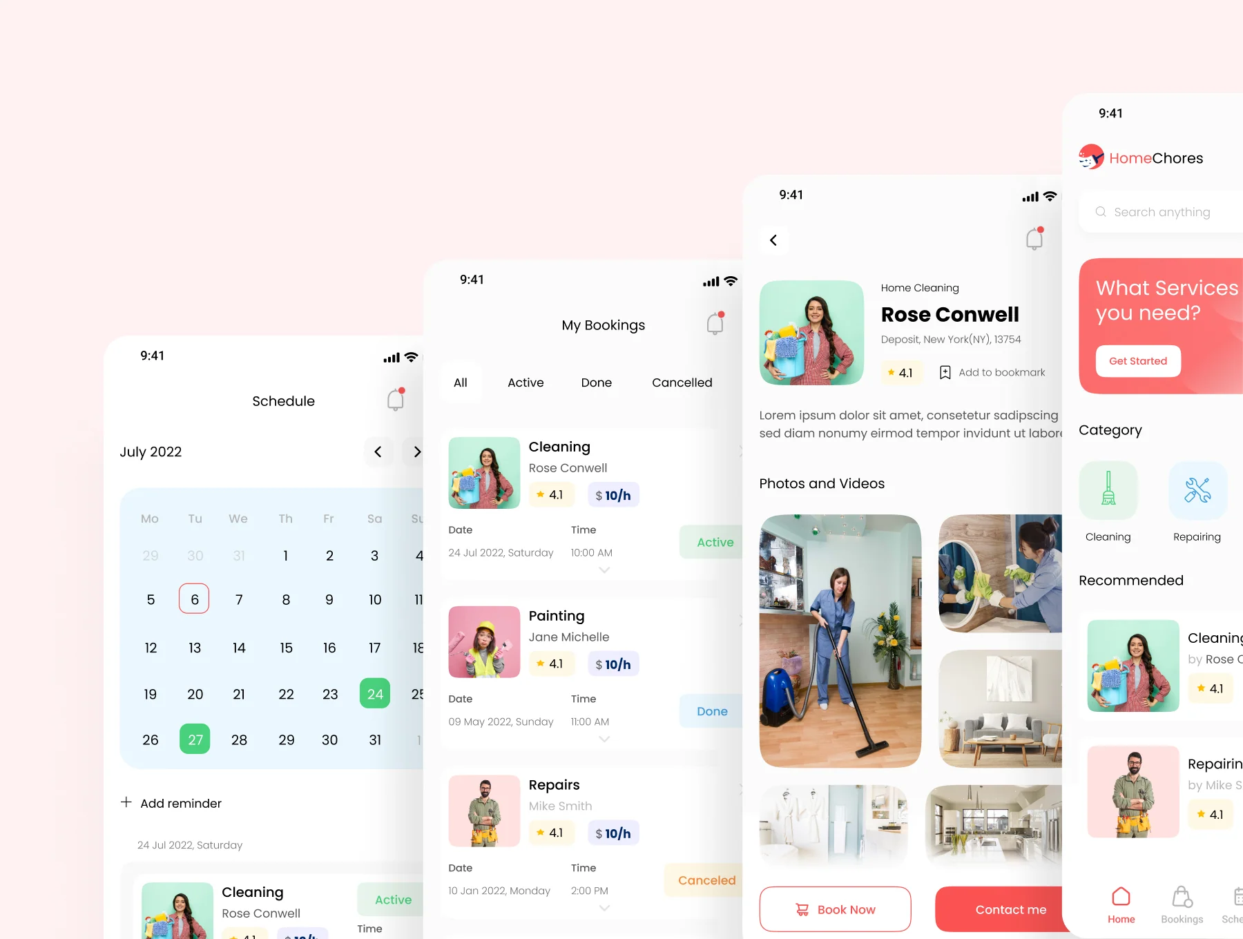 Home Chores UI Kit