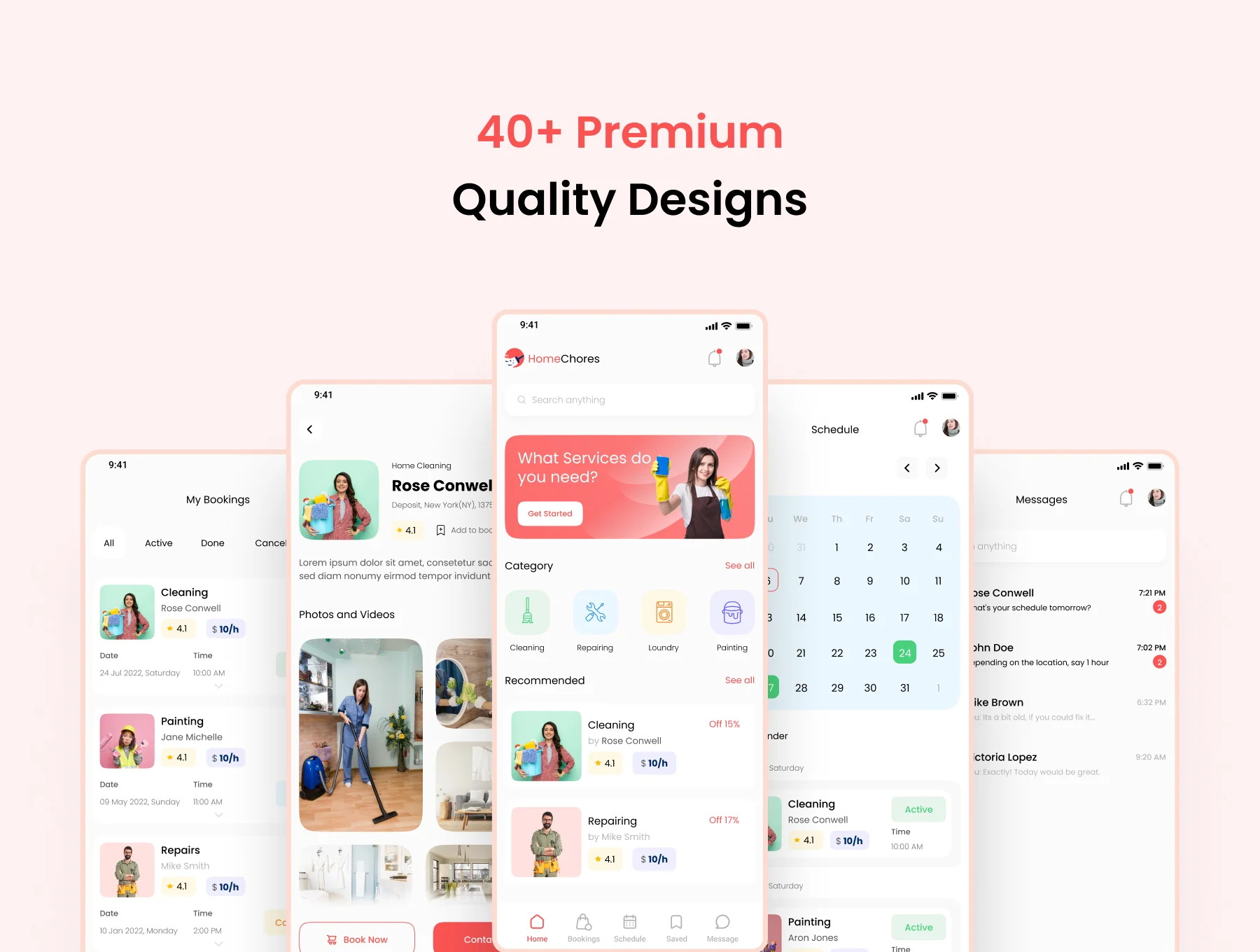 Home Chores UI Kit 3
