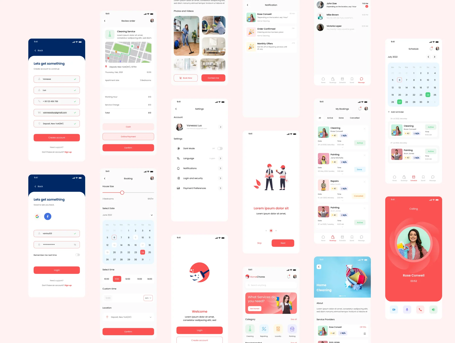 Home Chores UI Kit 7
