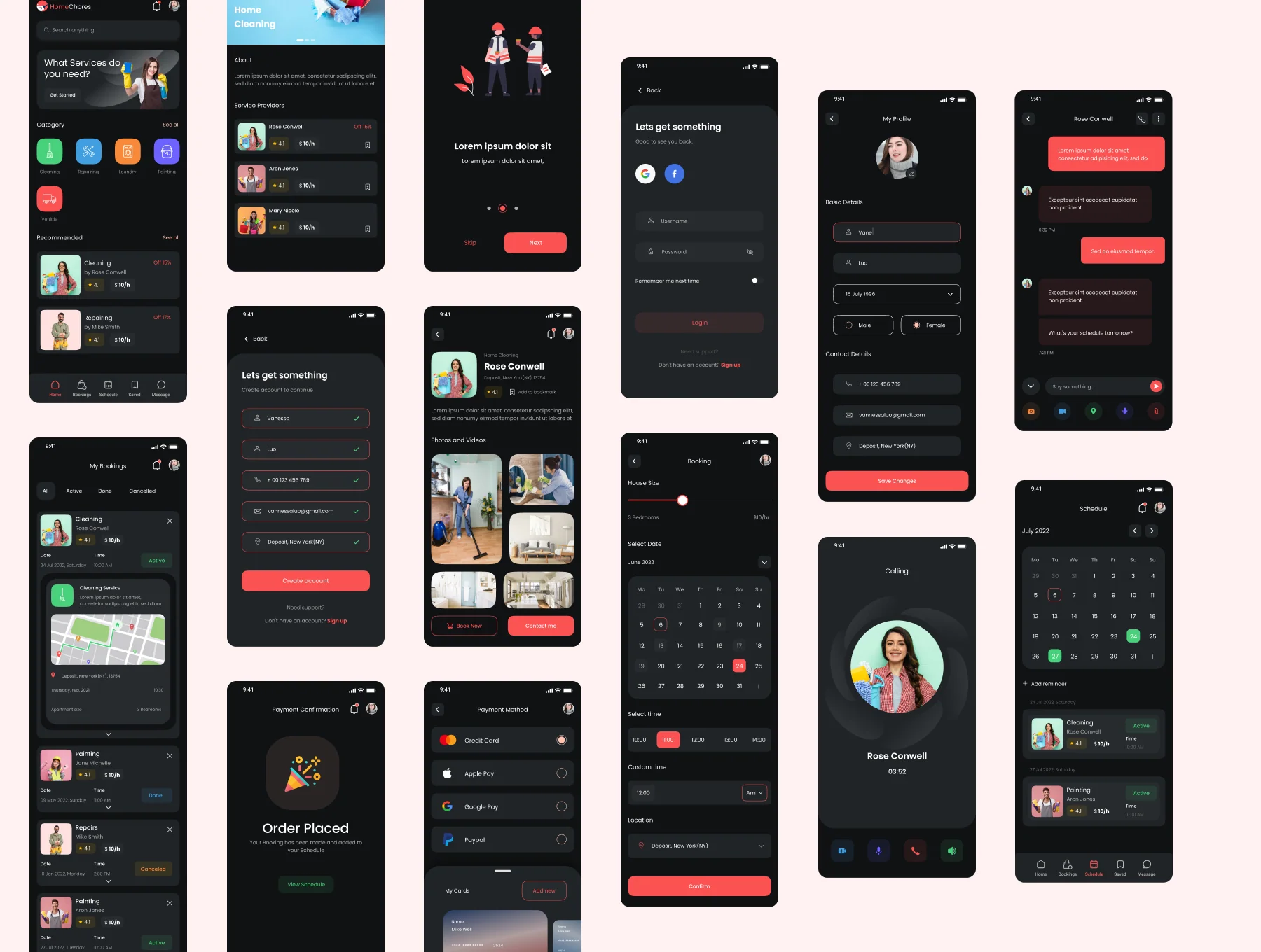 Home Chores UI Kit 8