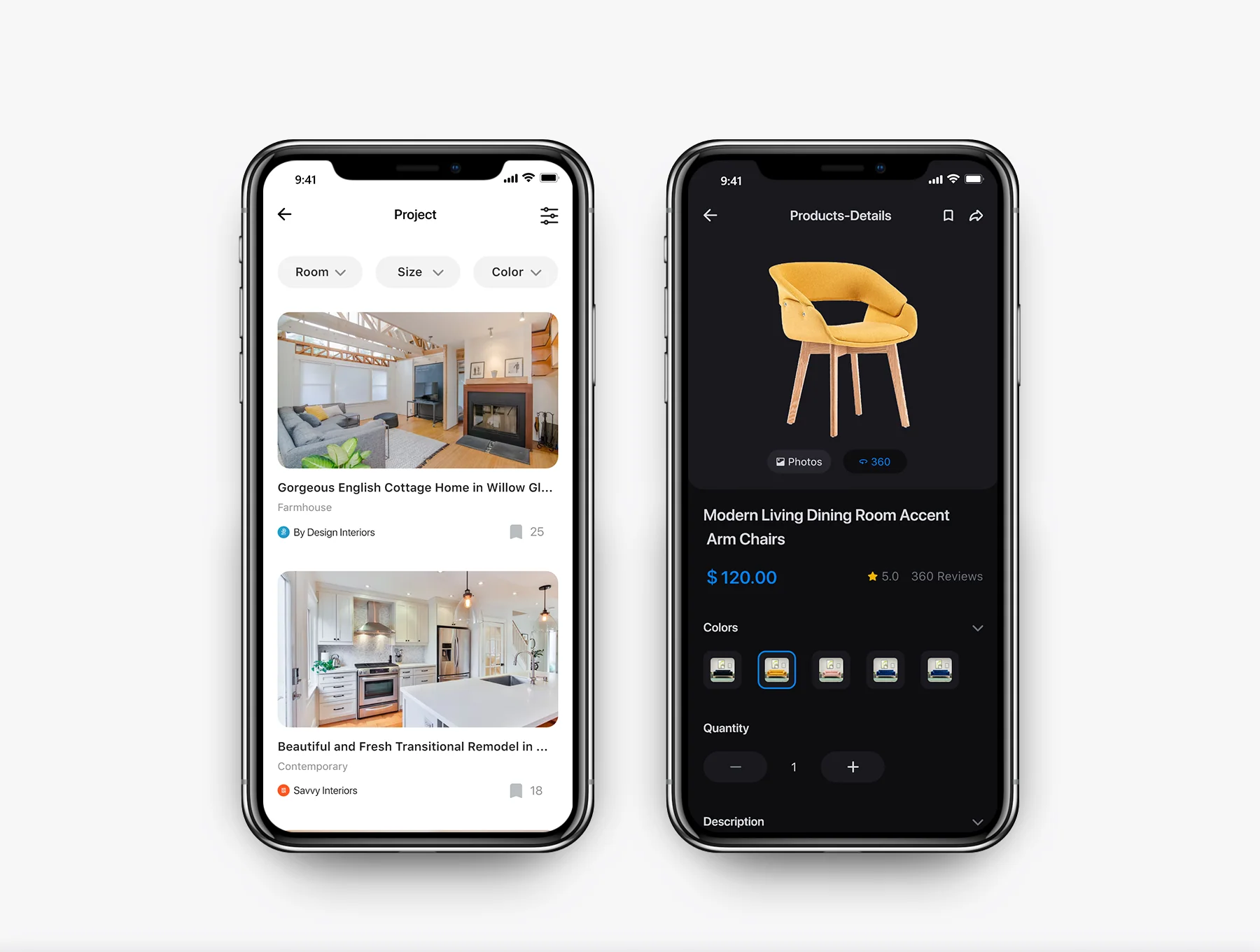Home Renovation app design 4