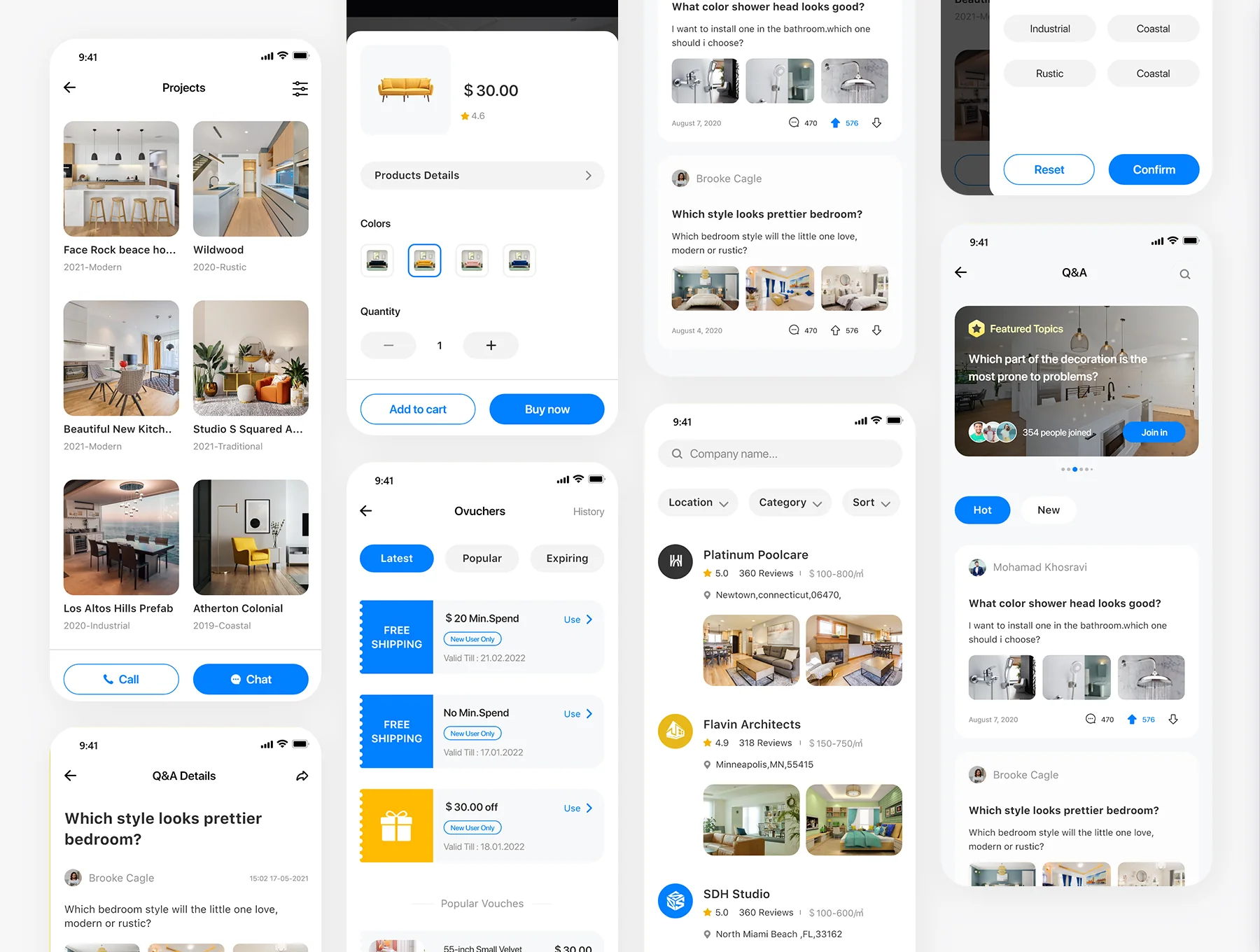 Home Renovation app design 5