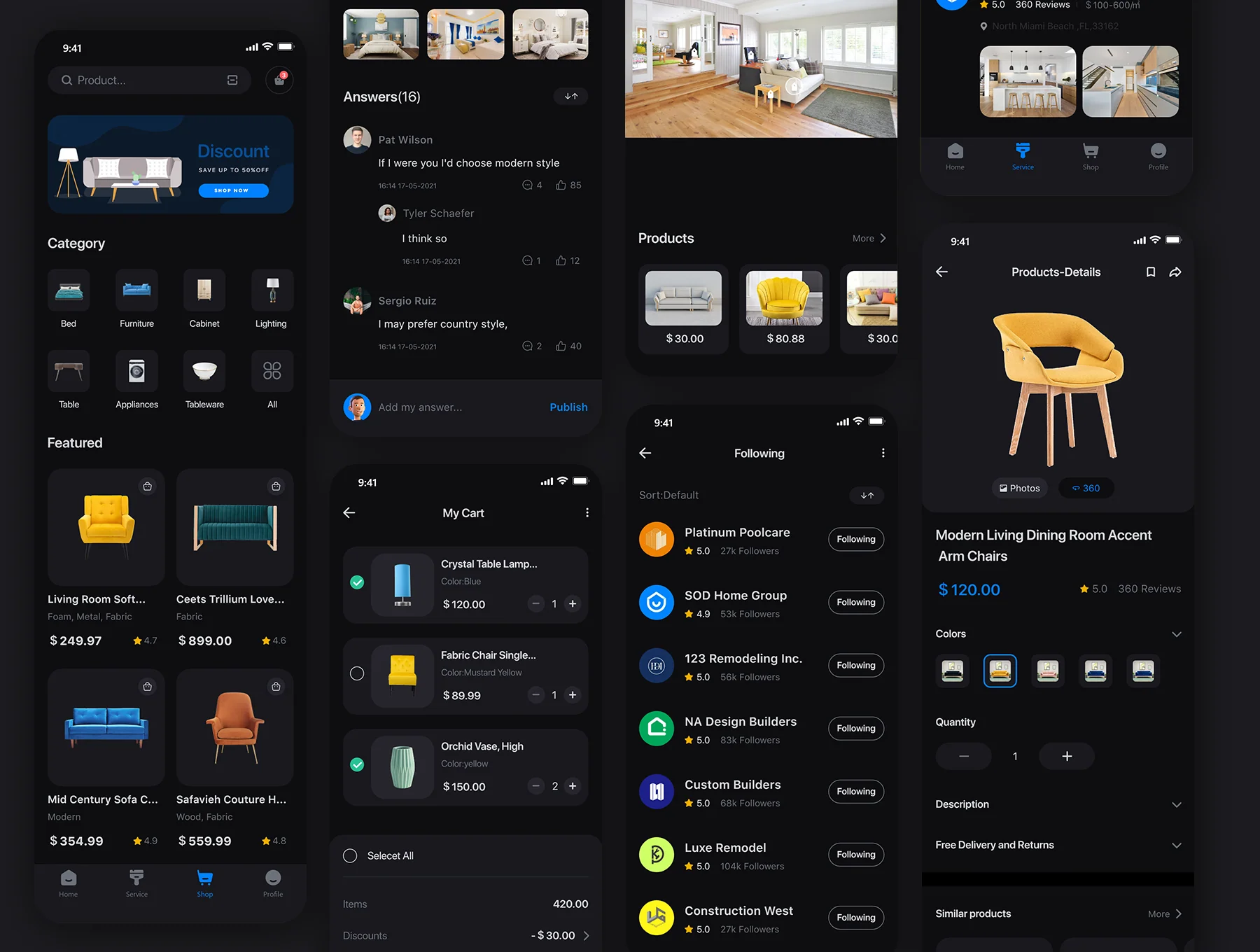 Home Renovation app design 6