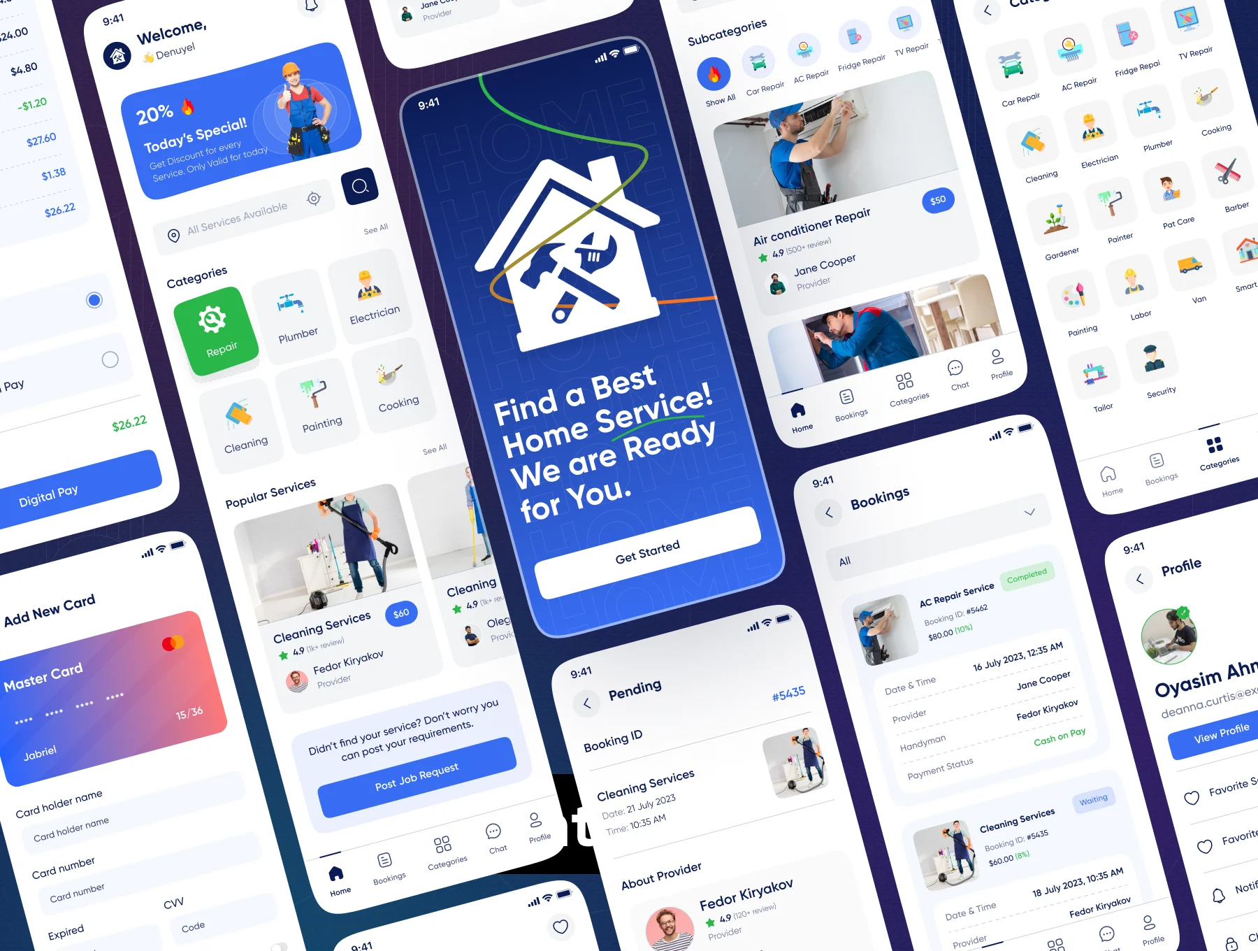 Home Service App Ui Kit 3