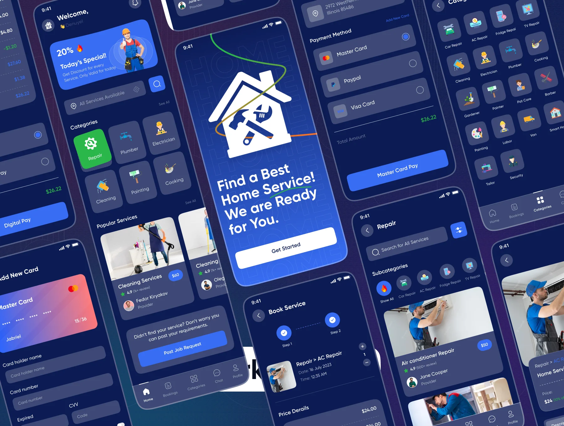 Home Service App Ui Kit 4
