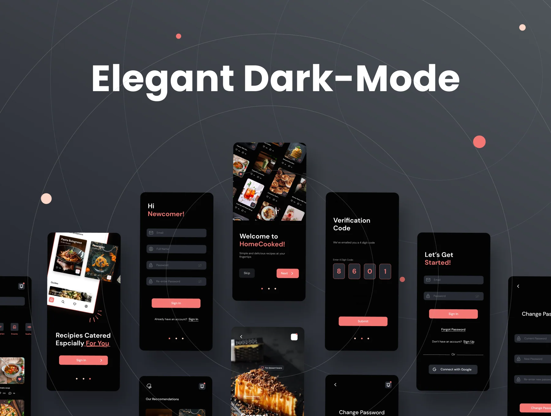 HomeCooked Recipe Mobile UI Kit 3
