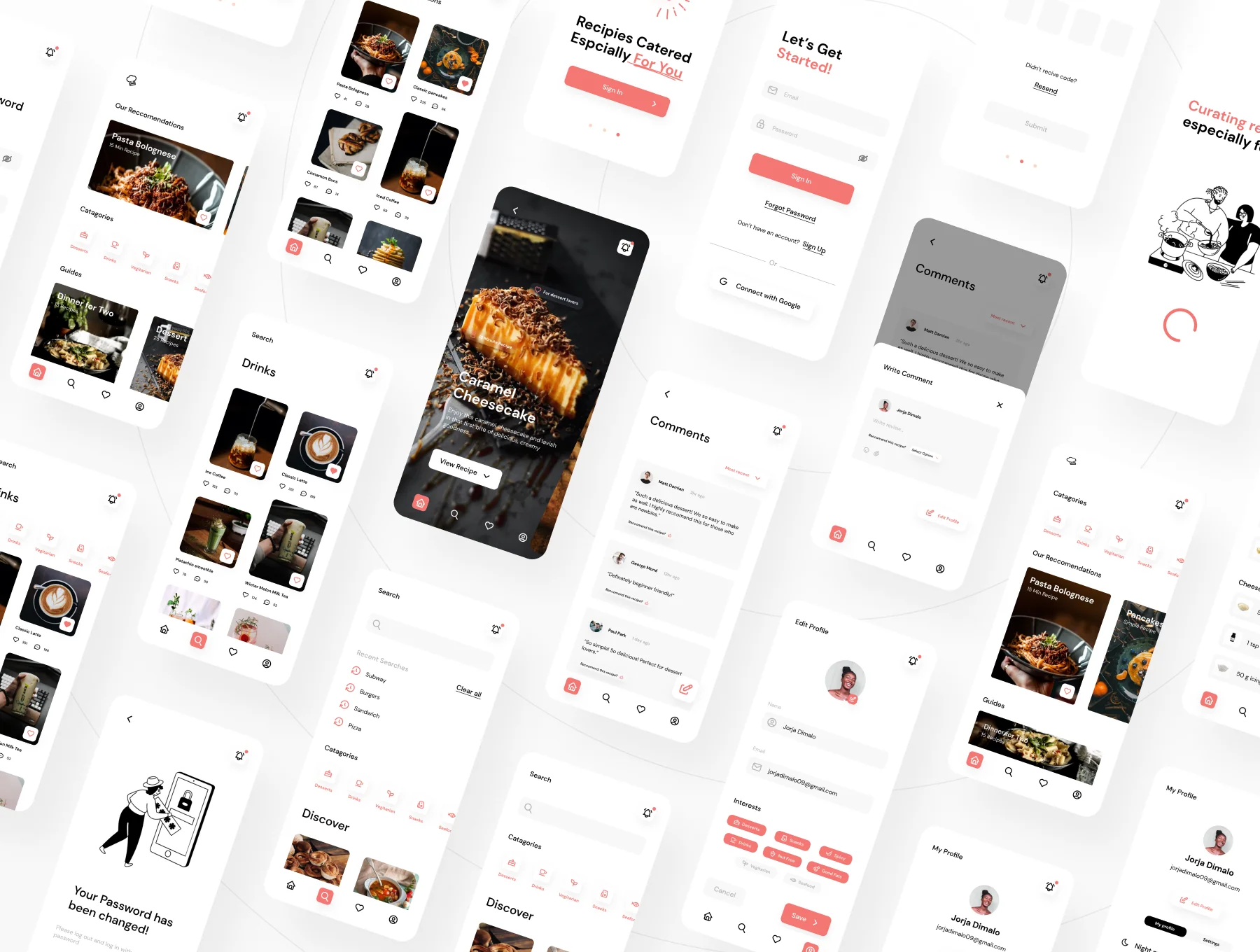HomeCooked Recipe Mobile UI Kit 4