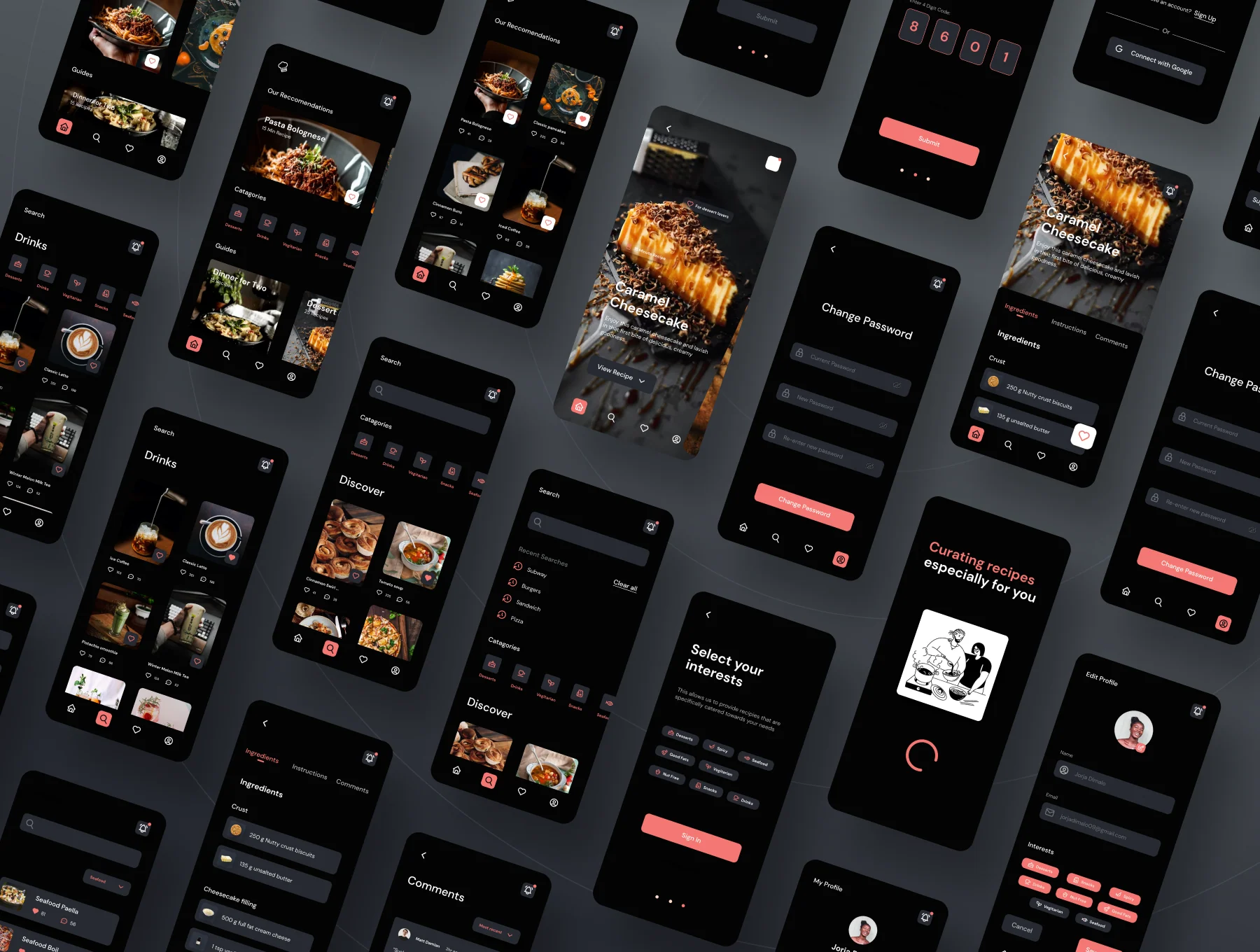 HomeCooked Recipe Mobile UI Kit 5