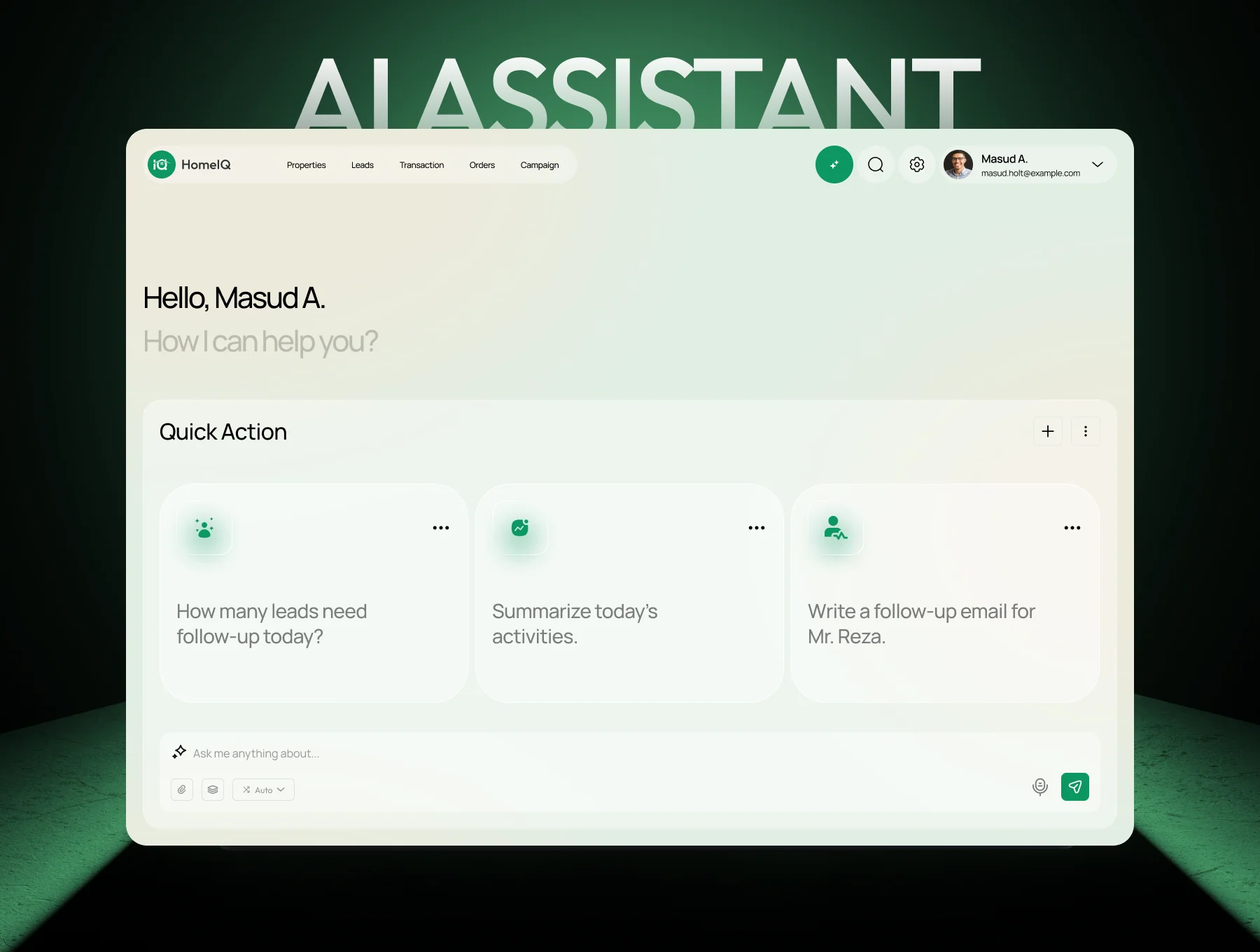 HomeIQ - AI Real Estate Management UI Kit 4