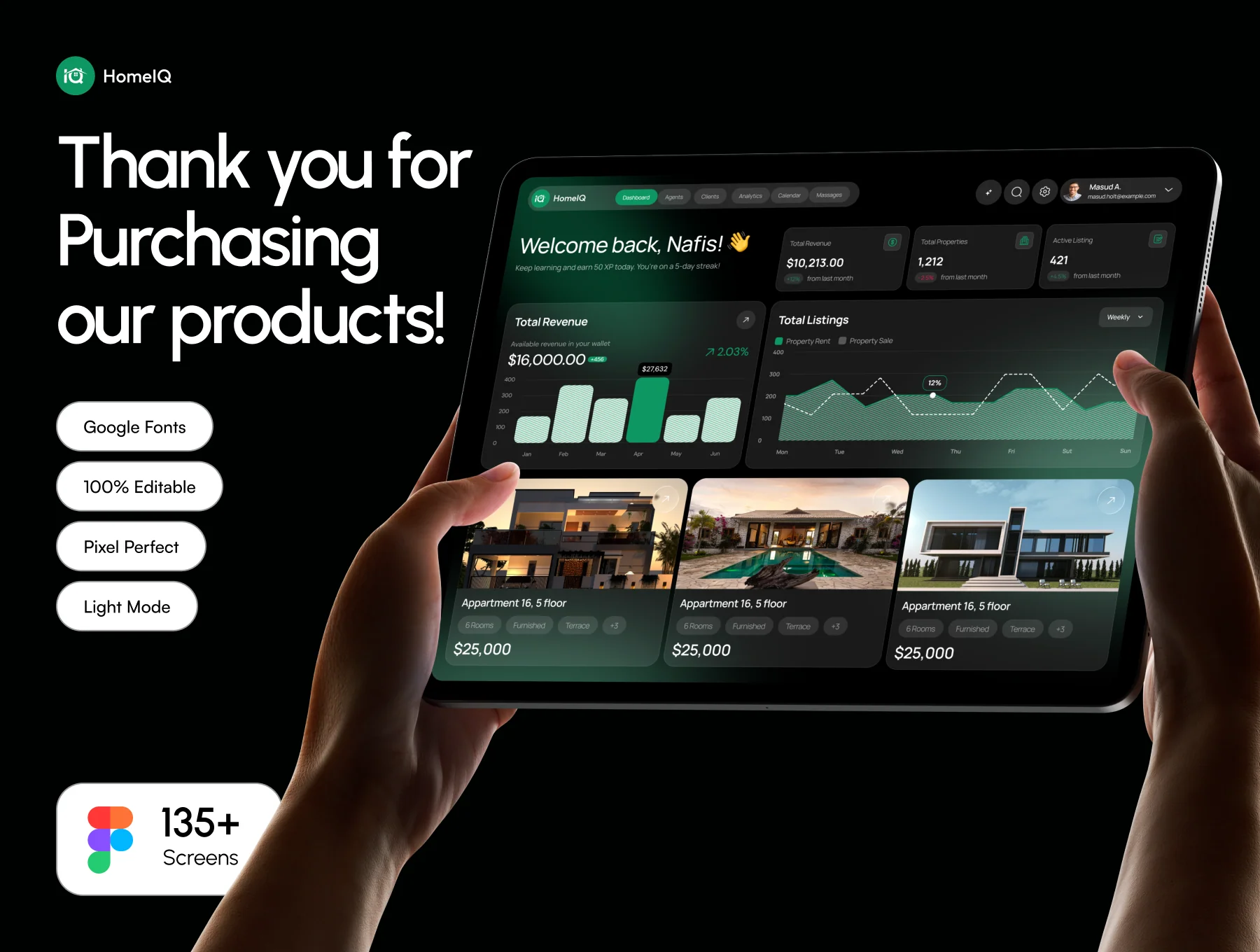 HomeIQ - AI Real Estate Management UI Kit 8