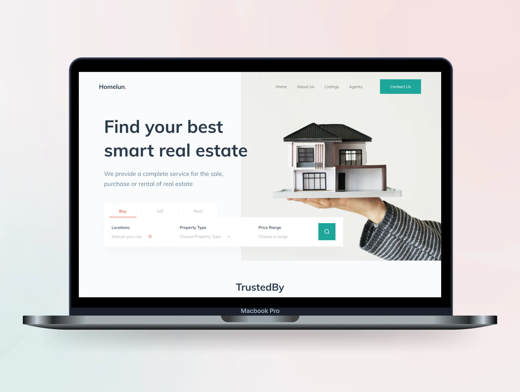 Homelun - Real Estate Landing Page UI KIT 3