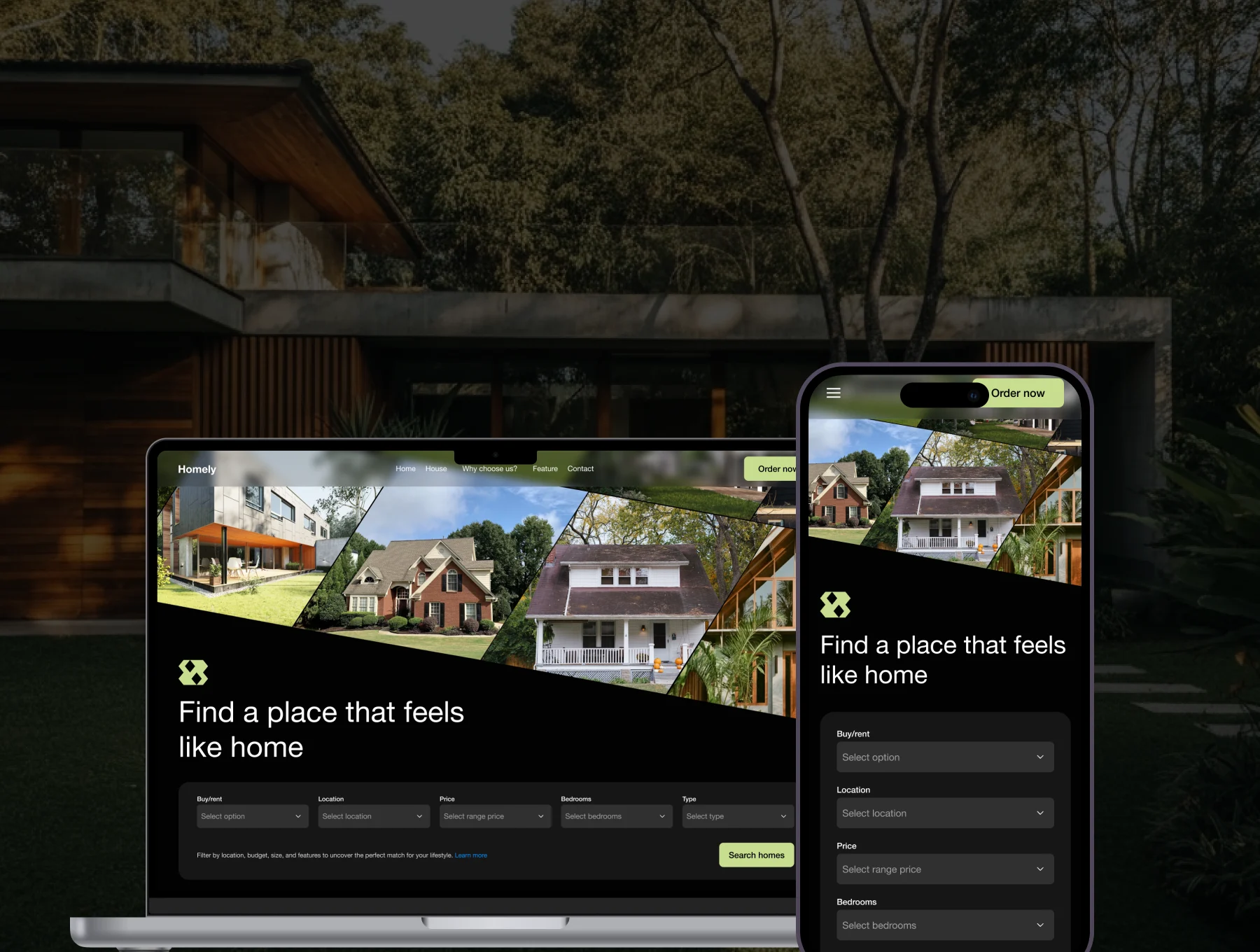 Homely - Premium Property Landing Page UI Kit 4