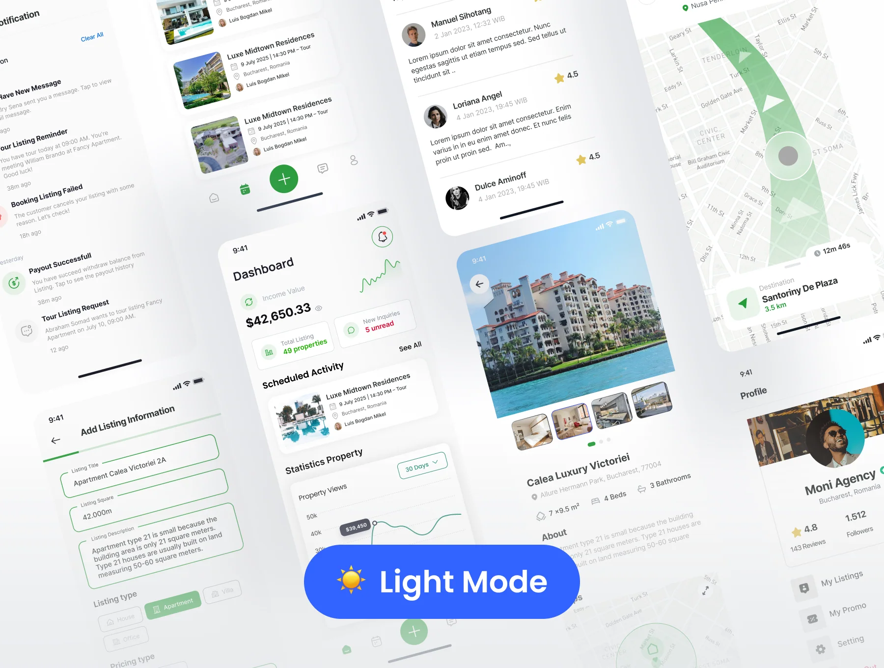 HomeQu Seller - Real Estate Seller Mobile App UI Kit 5