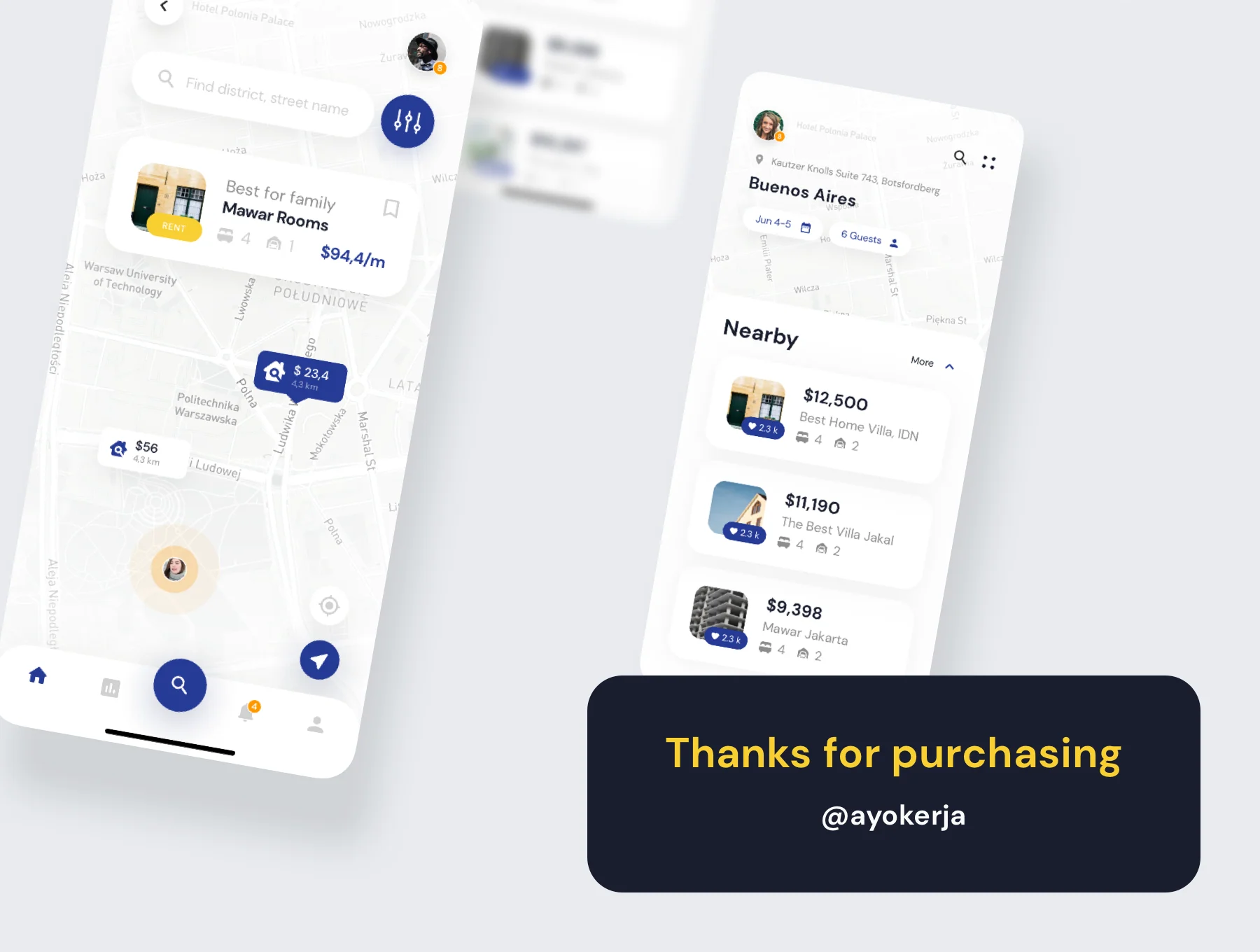 Homer Apartment App UI Kit 8