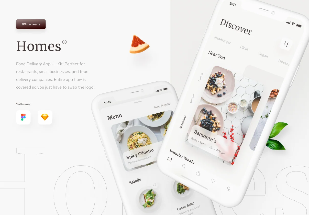 Homes - Food Delivery App