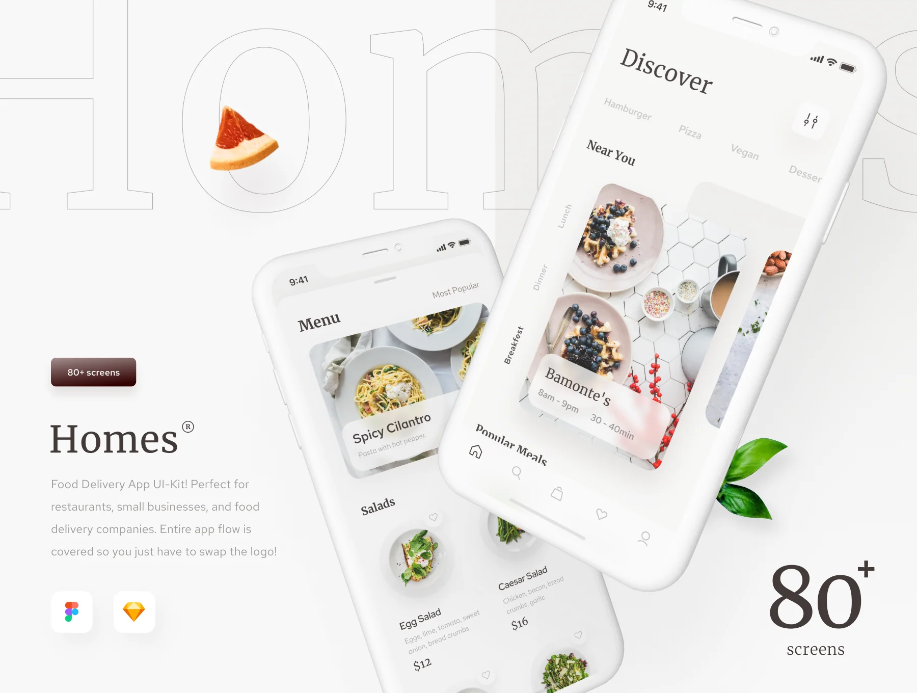 Homes - Food Delivery App