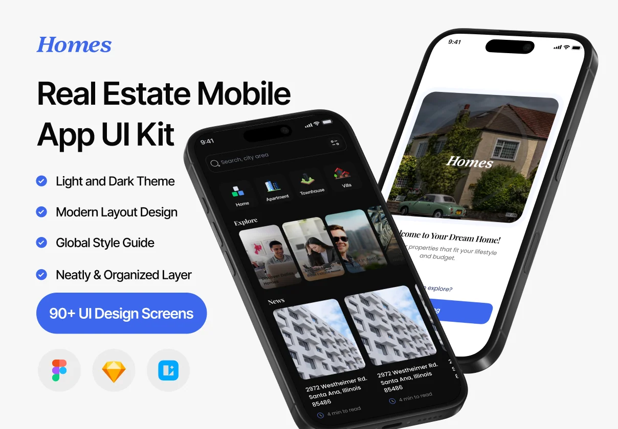 Homes-Mortgage Real-Estate Mobile