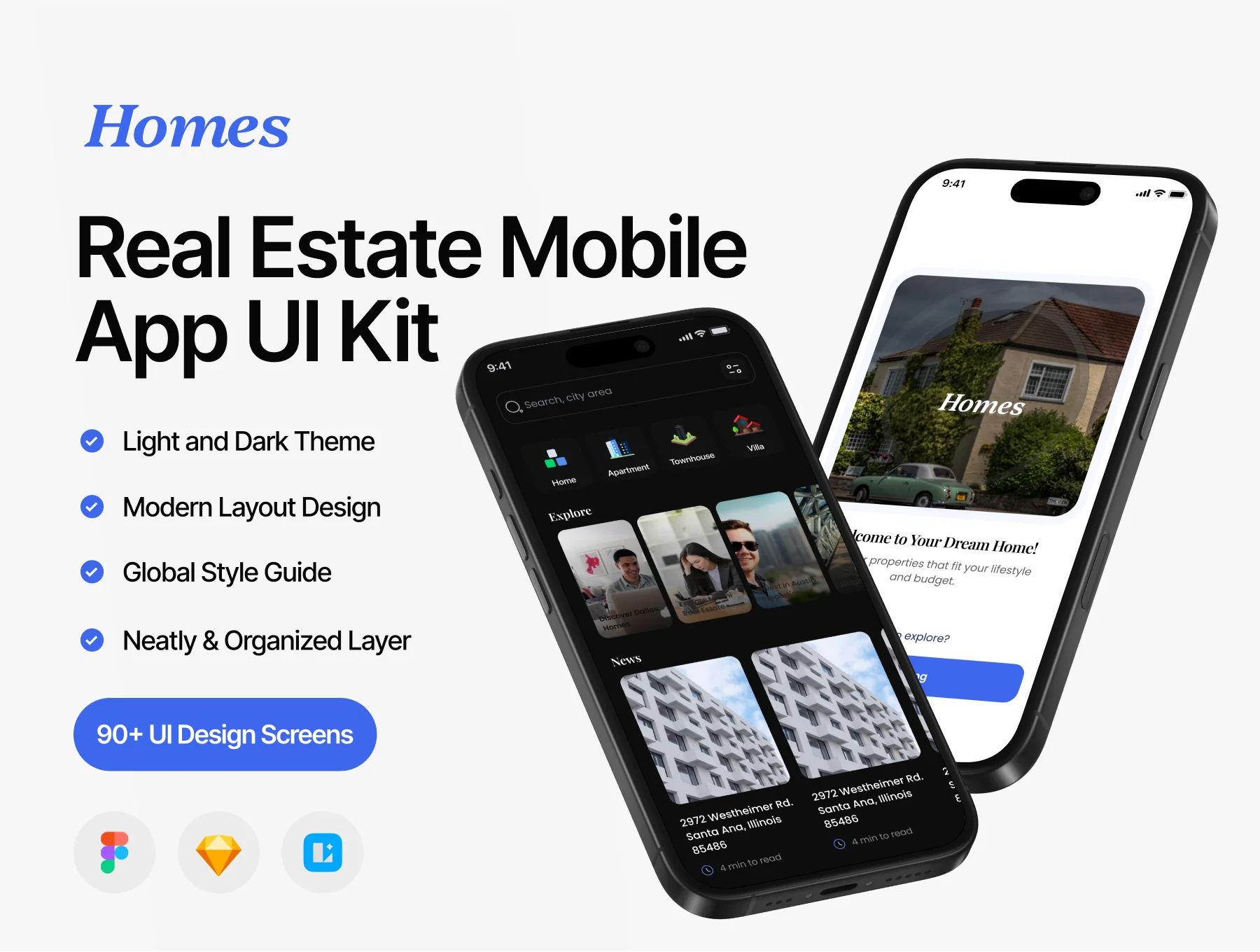 Homes-Mortgage Real-Estate Mobile