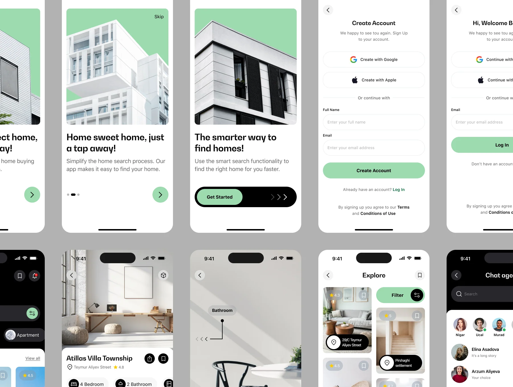 Homevana Real Estate App UI Kit 4